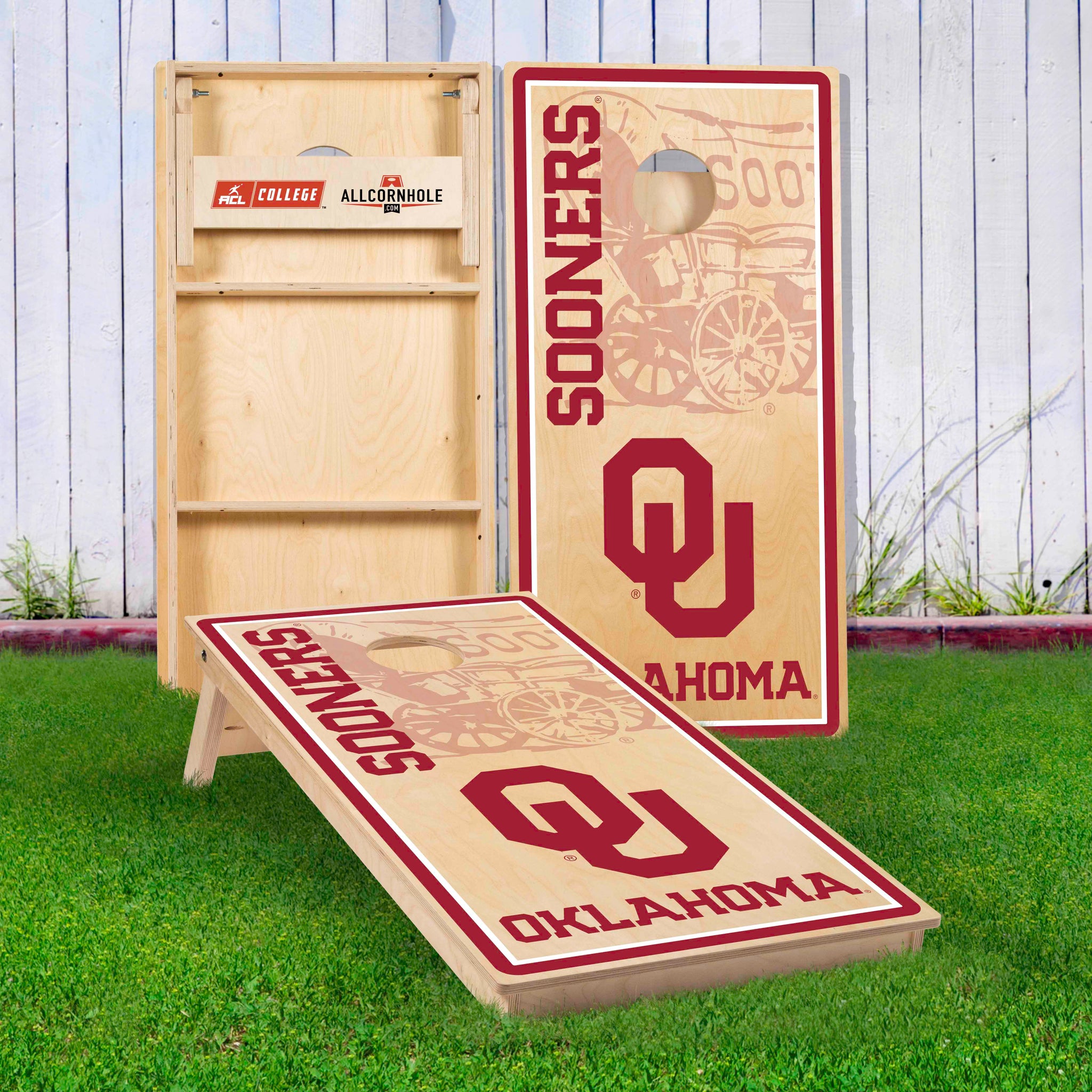 Officially Licensed Collegiate Cornhole Boards University of Oklahom