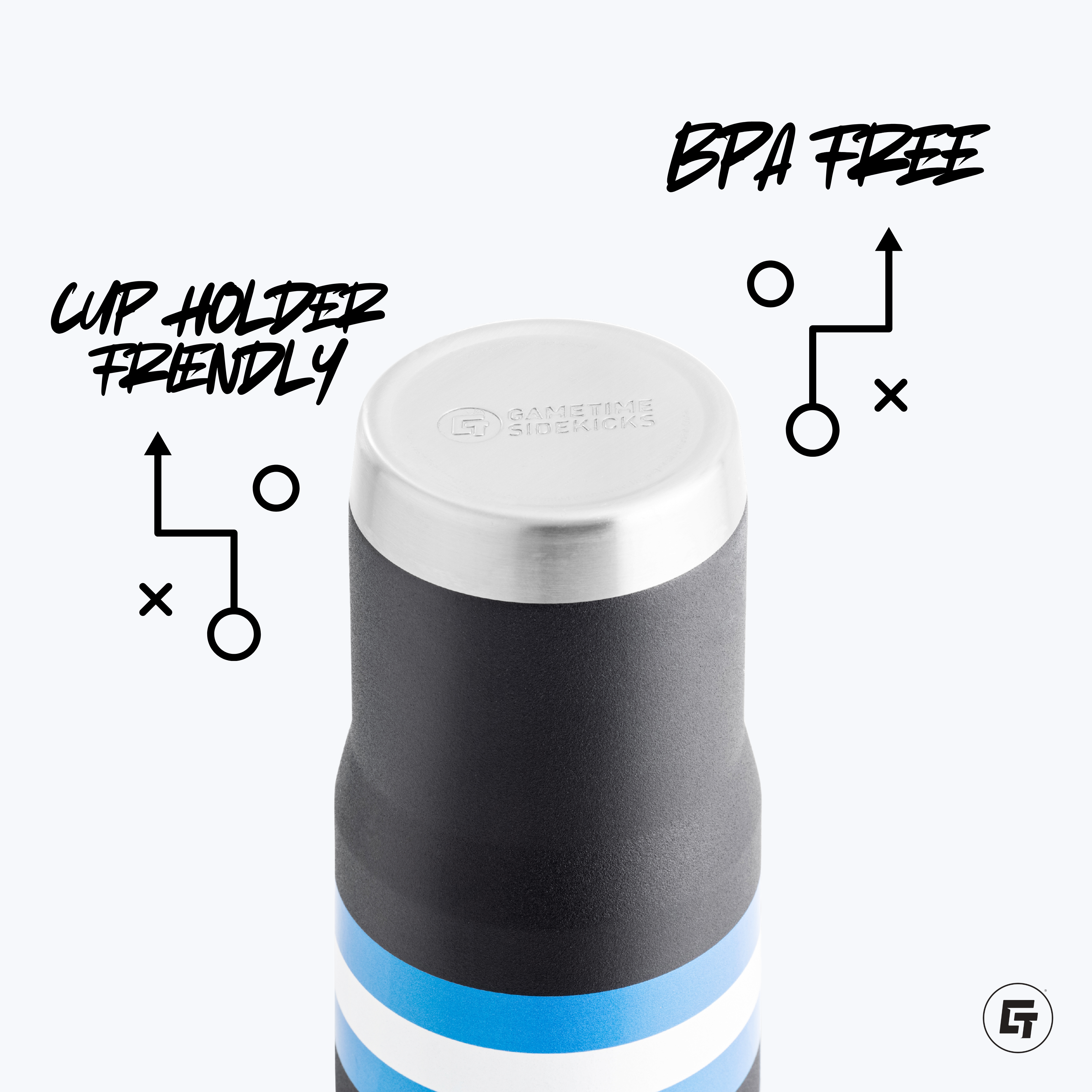 American Cornhole League "Hex" Full Wrap 20oz Stainless Steel Tumbler