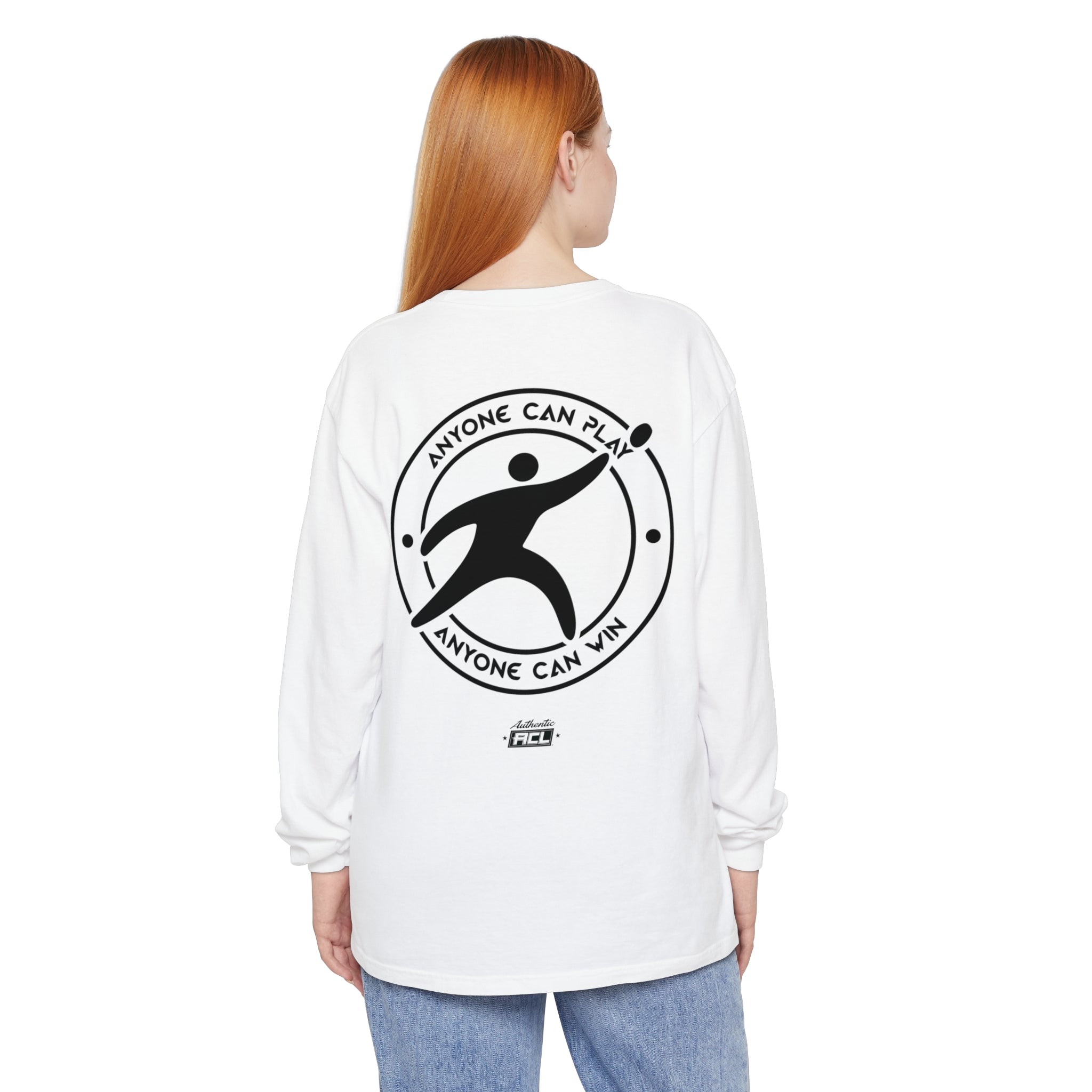 Anyone Can Play Adult Long Sleeve T-Shirt