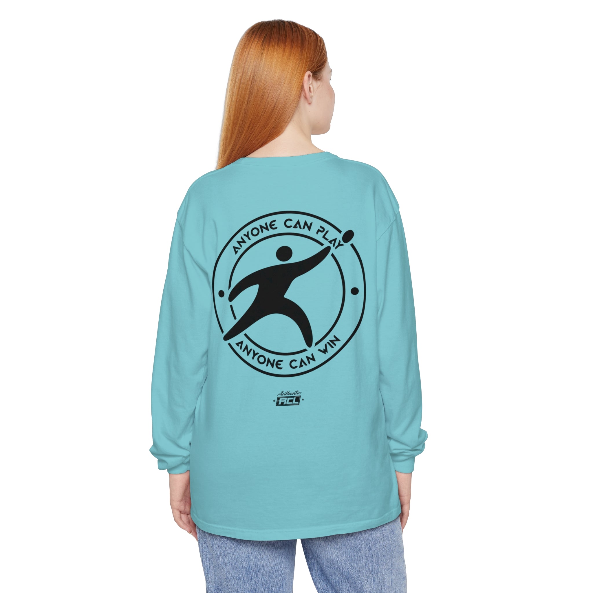 Anyone Can Play Adult Long Sleeve T-Shirt
