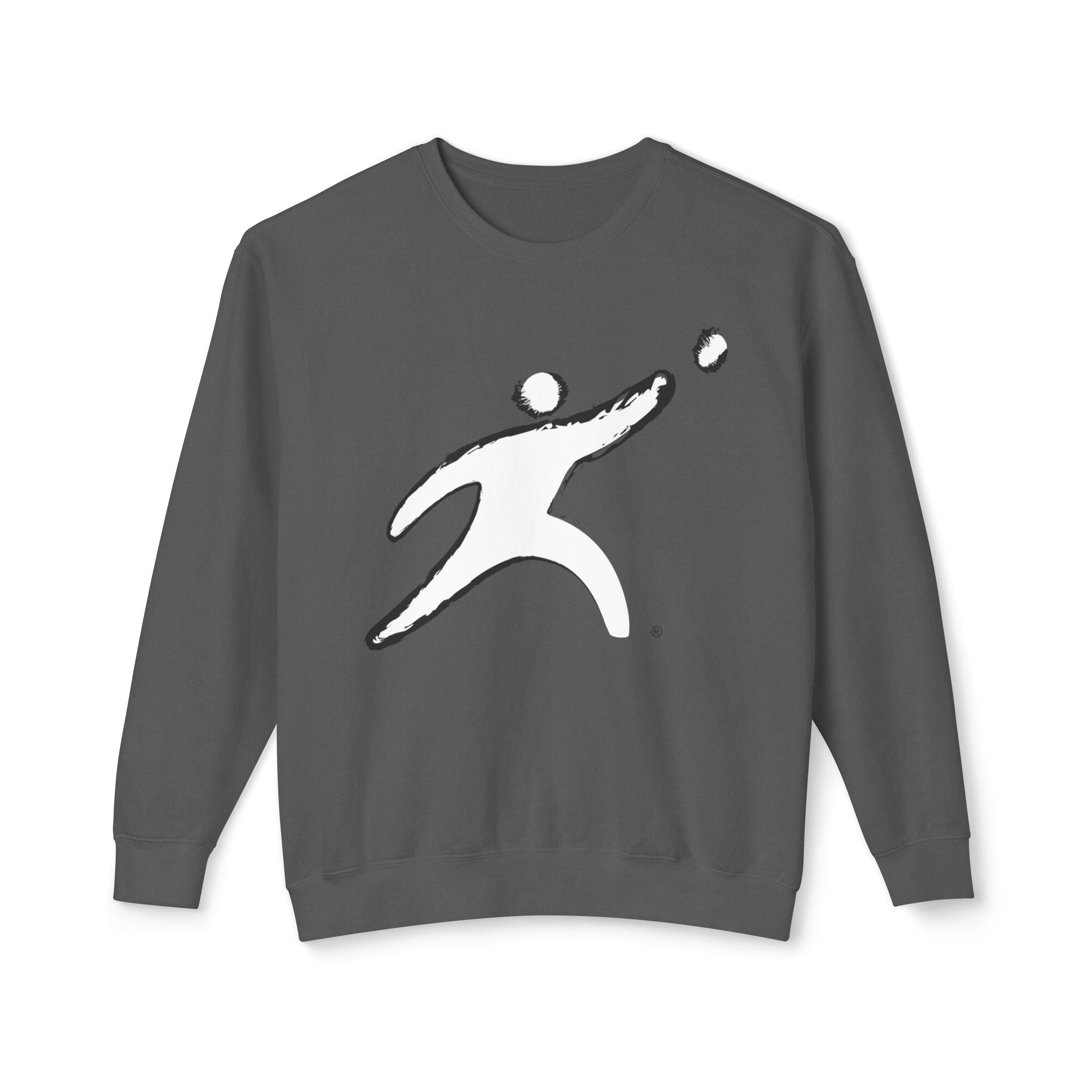 White Stevie Adult Crewneck Sweatshirt