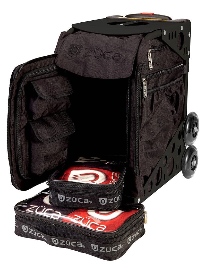 ZÜCA Cornhole Sport Black - Black Non-Flashing Wheels