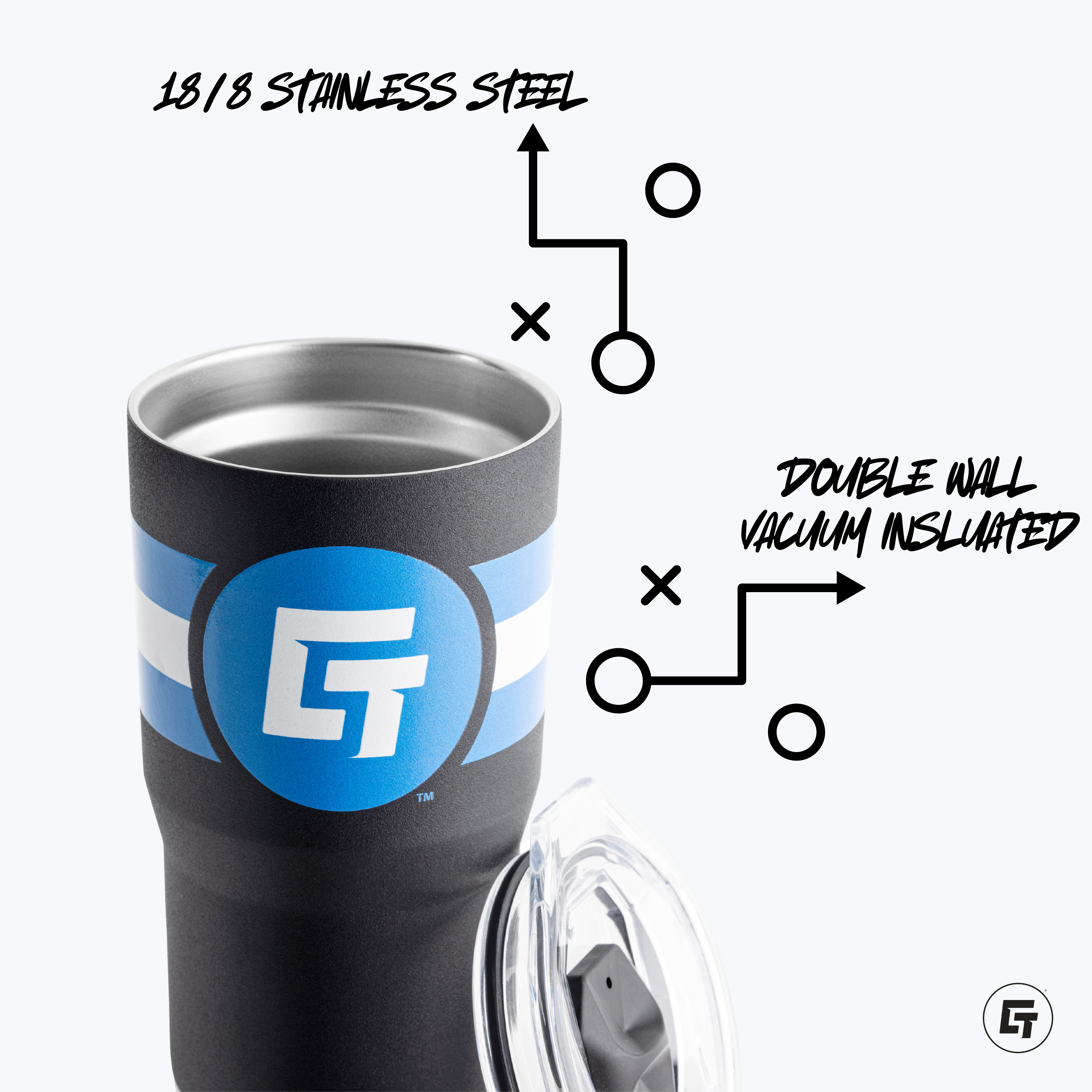 American Cornhole League "ACL Arizona" 20oz White Tumbler