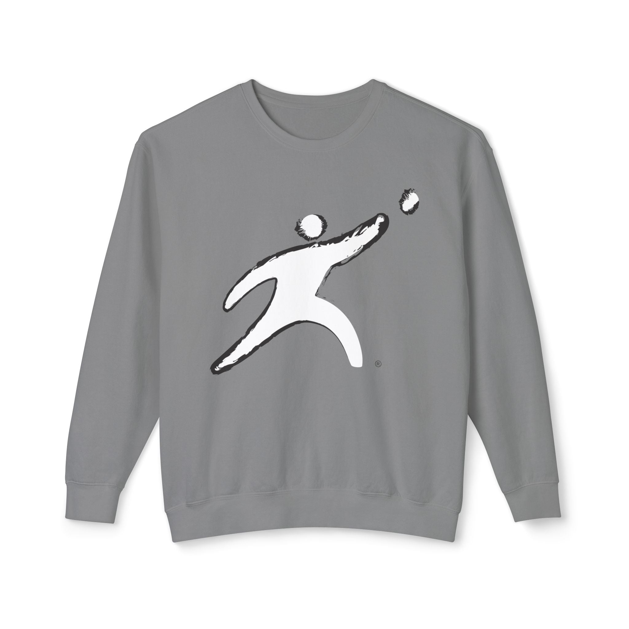 White Stevie Adult Crewneck Sweatshirt