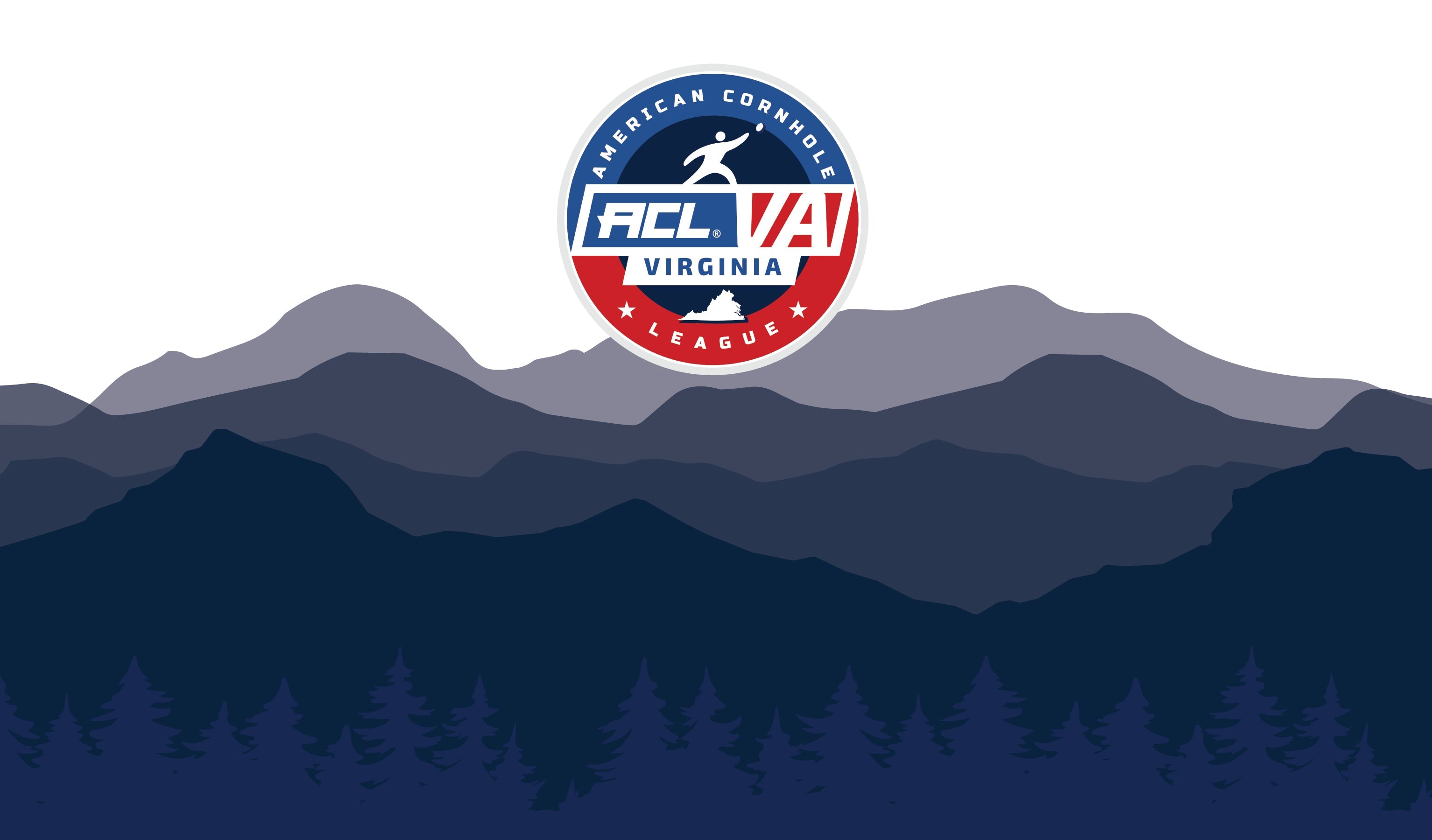 American Cornhole League "ACL Virginia" State Landscape Full Wrap 20oz White Stainless Steel Tumbler (Copy)