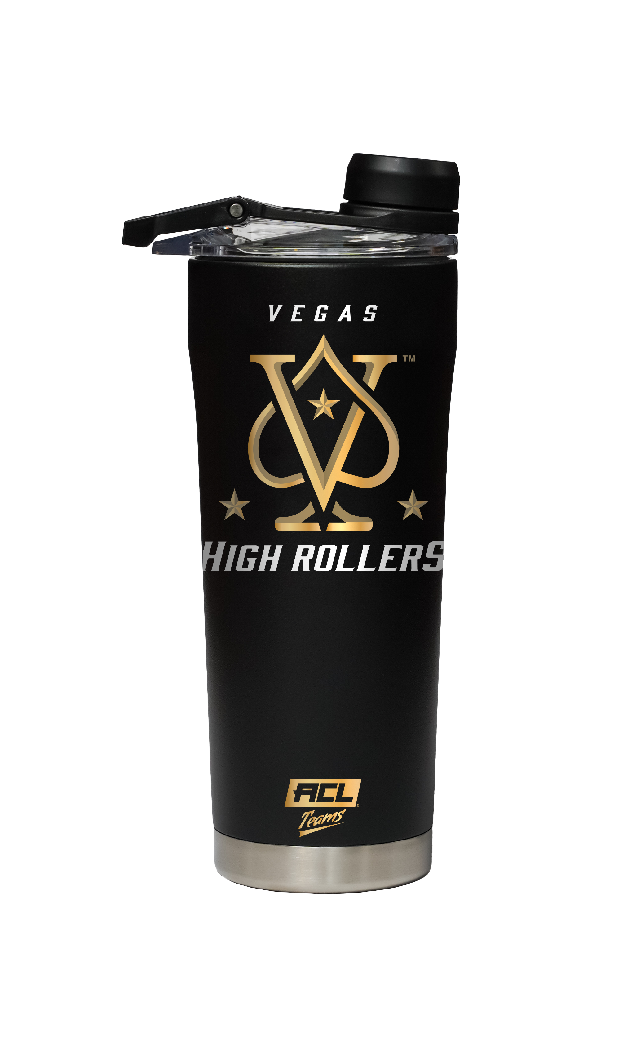 Vegas High Rollers Black Shaker Bottle