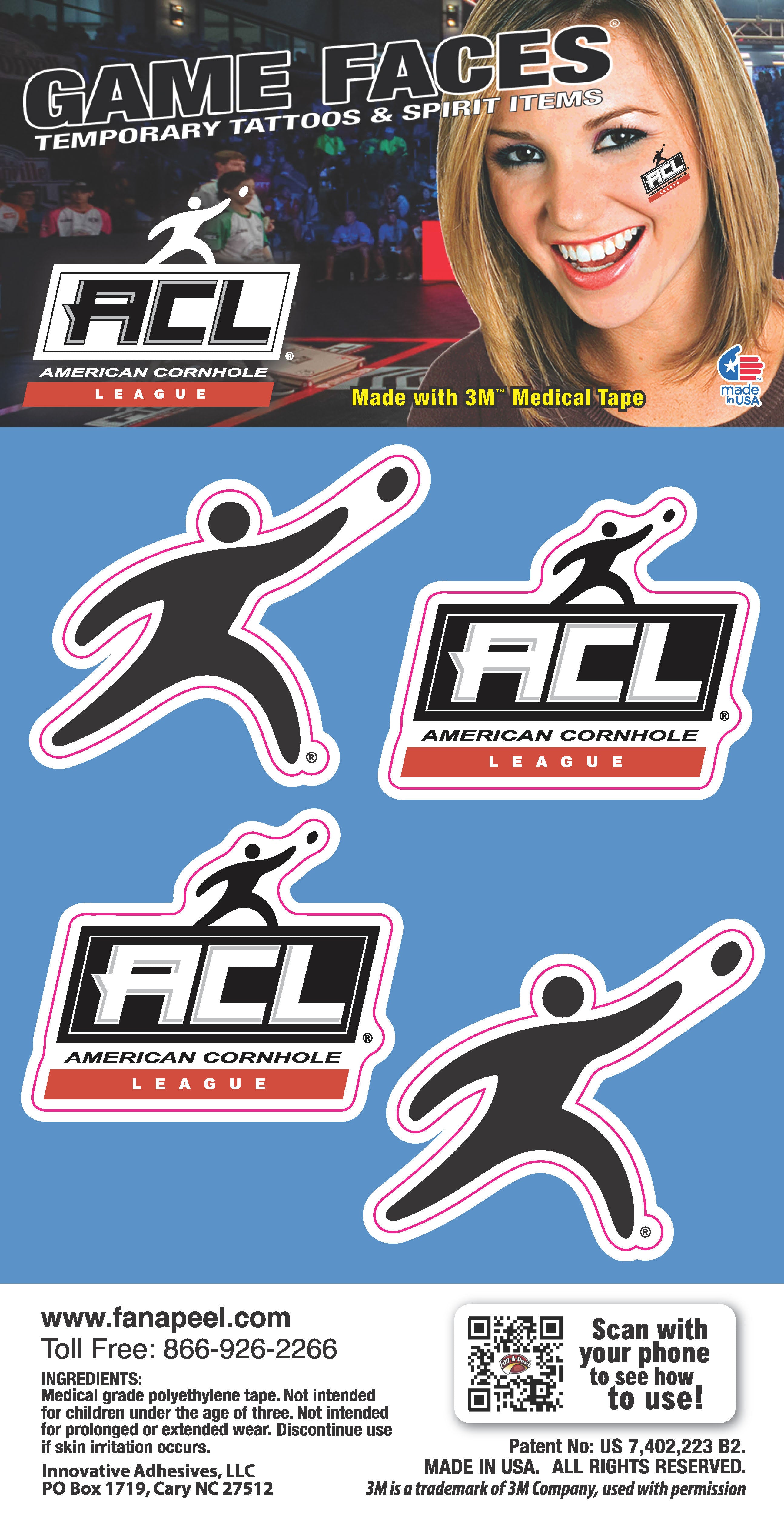 Game Face 4 Pack - ACL Stevie
