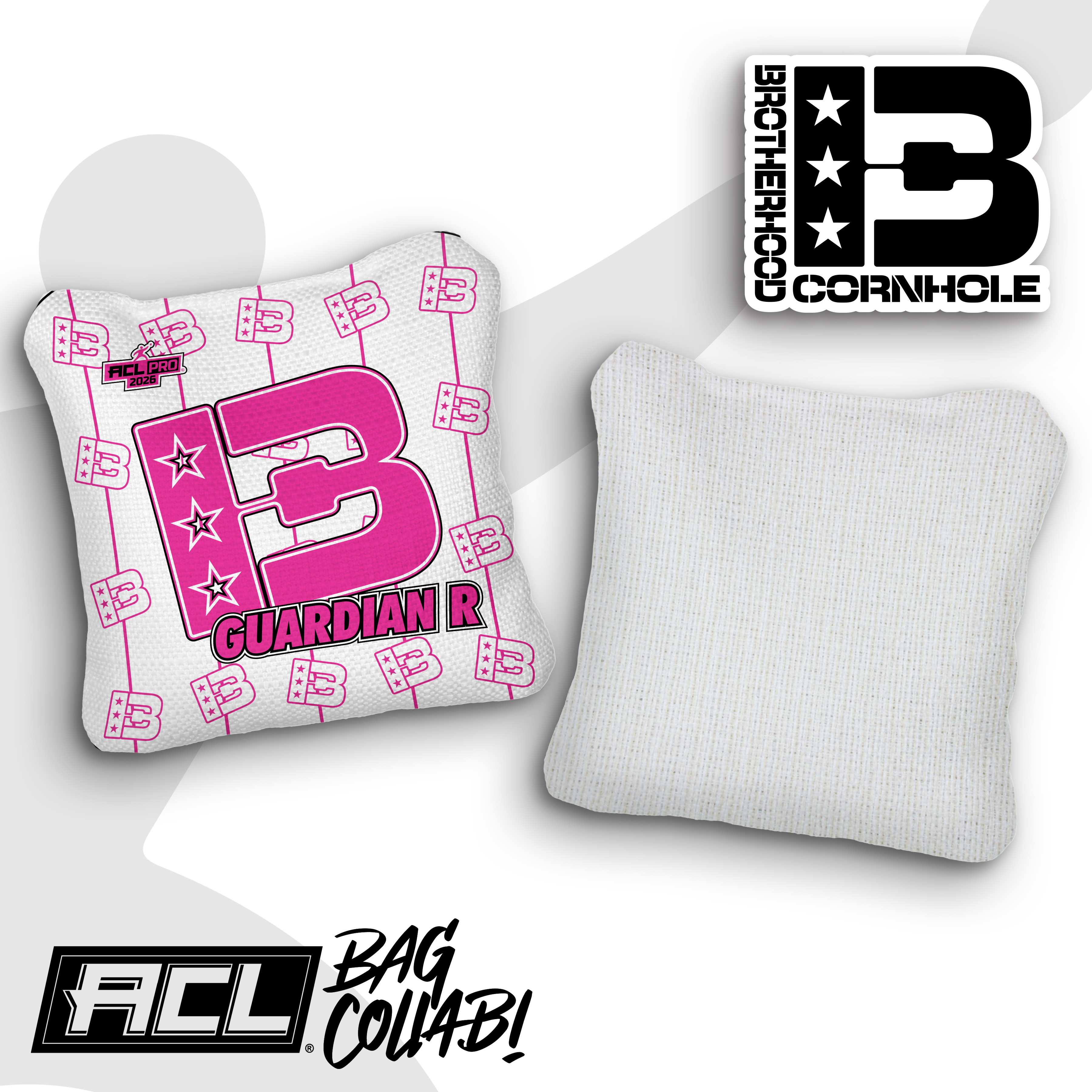 2026 Brotherhood Cornhole Guardian TV Approved ACL Pro Stamped Cornhole Bags