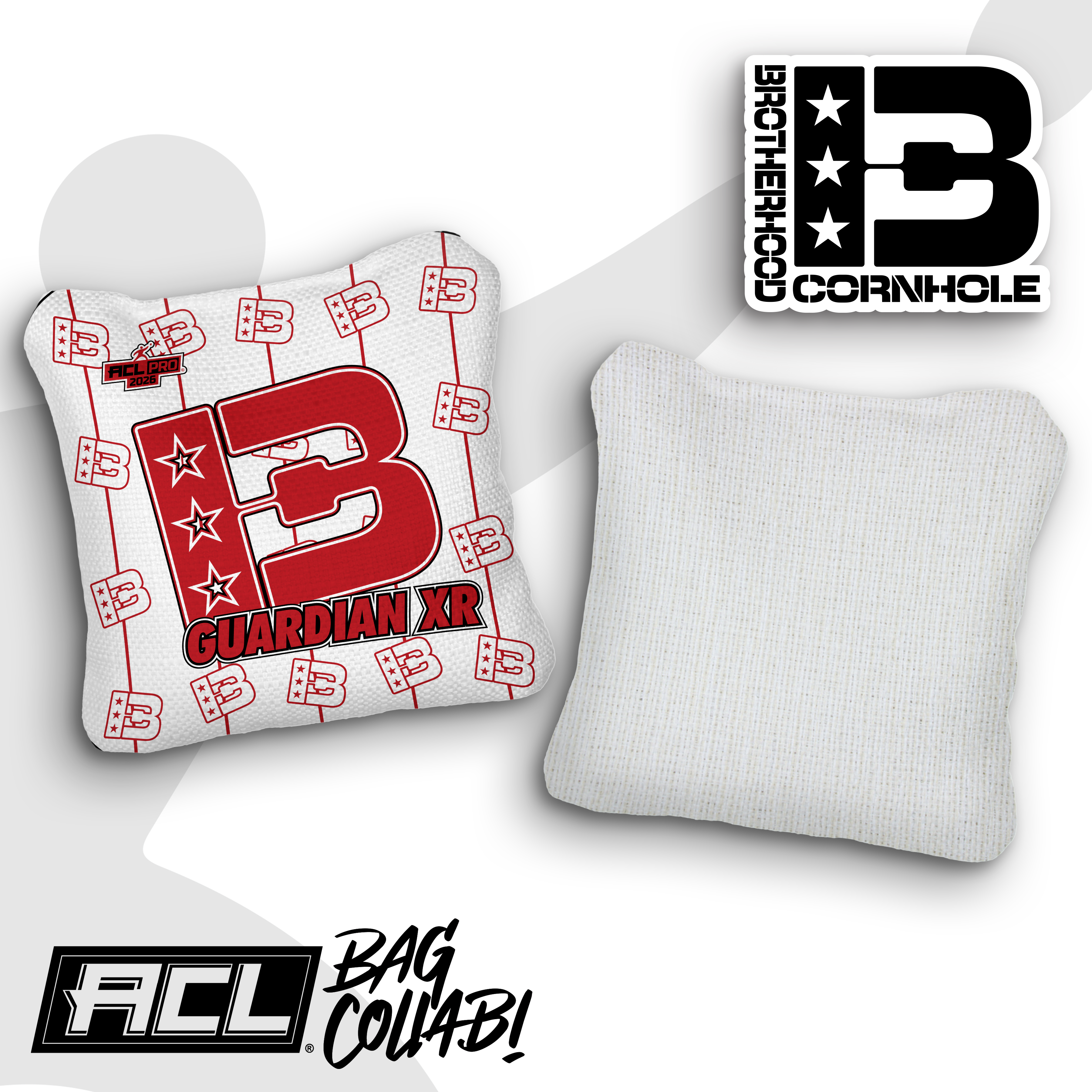 2026 Brotherhood Cornhole Guardian X TV Approved ACL Pro Stamped Cornhole Bags