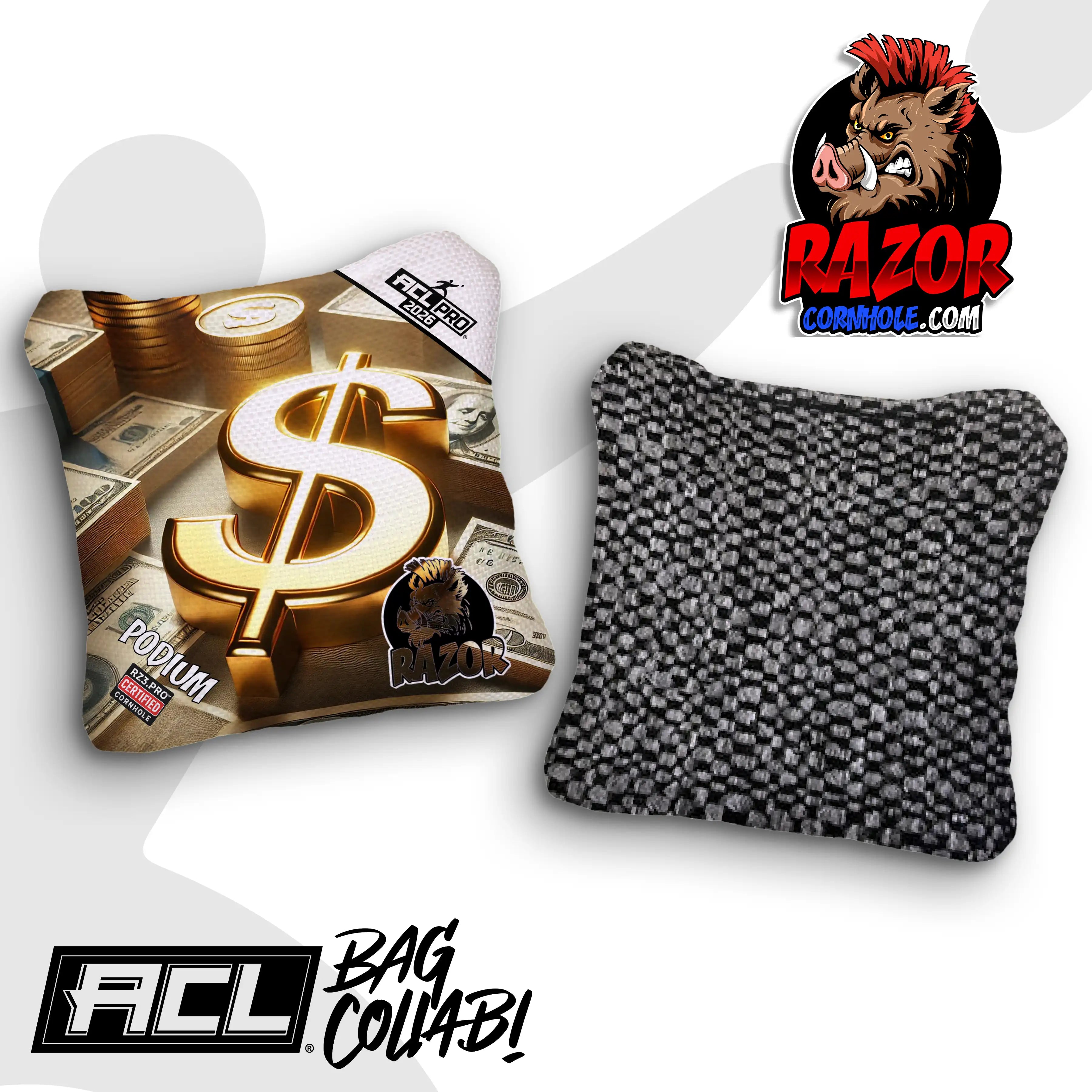 Podium | Money Bags | ACL PRO Razor Cornhole Bags