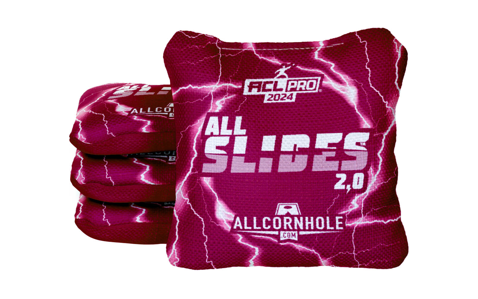 Officially Licensed Collegiate Cornhole Bags - AllCornhole All-Slide 2.0 - Set of 4 - University of Alabama