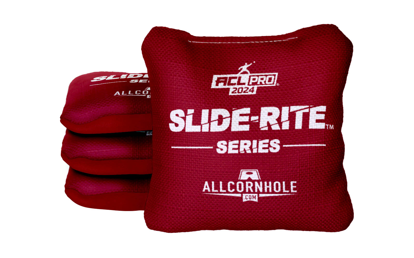 Officially Licensed Collegiate Cornhole Bags - AllCornhole Slide Rite - Set of 4 - University of Alabama