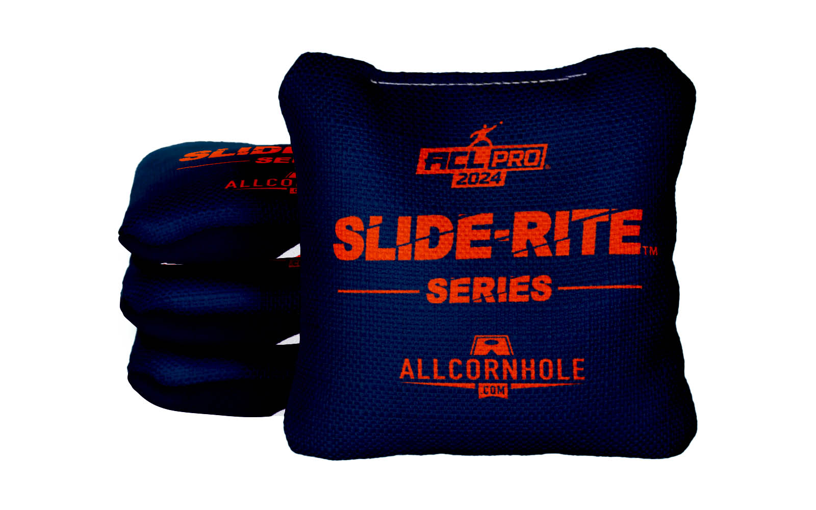 Officially Licensed Collegiate Cornhole Bags - AllCornhole Slide Rite - Set of 4 - Auburn University