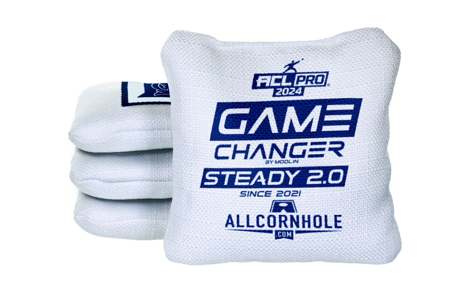 Officially Licensed Collegiate Cornhole Bags - AllCornhole Game Changers Steady 2.0 - Set of 4 - Duke University