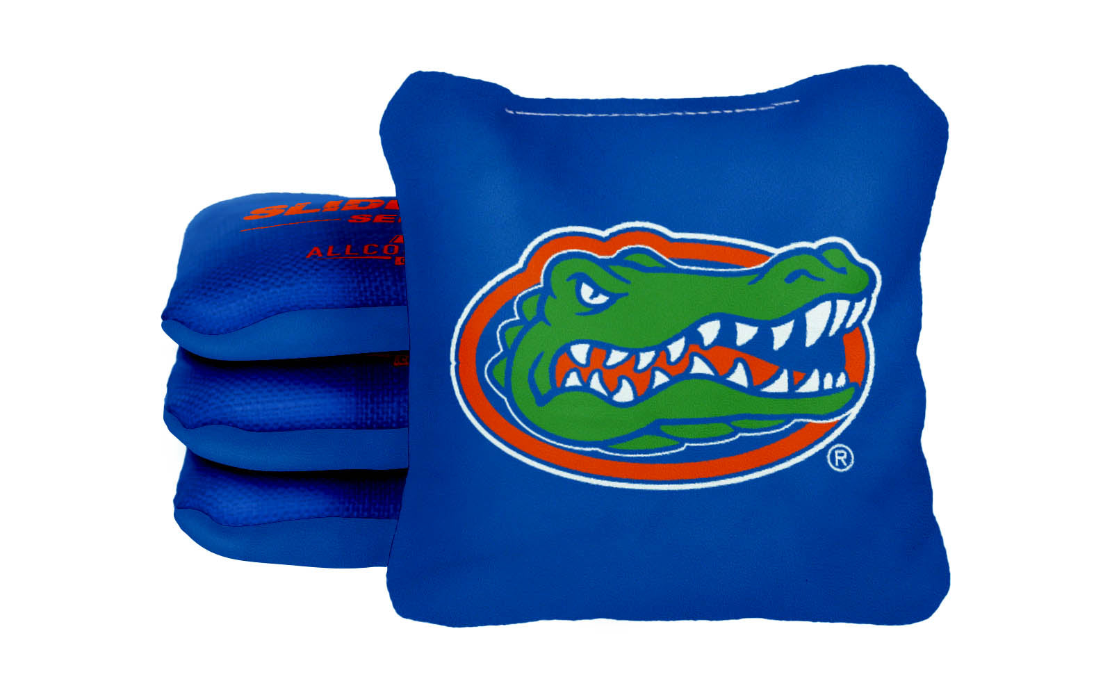 Officially Licensed Collegiate Cornhole Bags - AllCornhole Slide Rite - Set of 4 - University of Florida