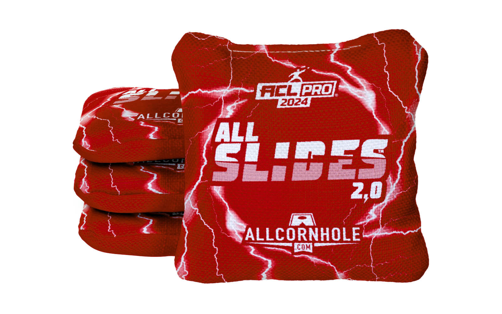 Officially Licensed Collegiate Cornhole Bags - AllCornhole All-Slide 2.0 - Set of 4 - Fresno State