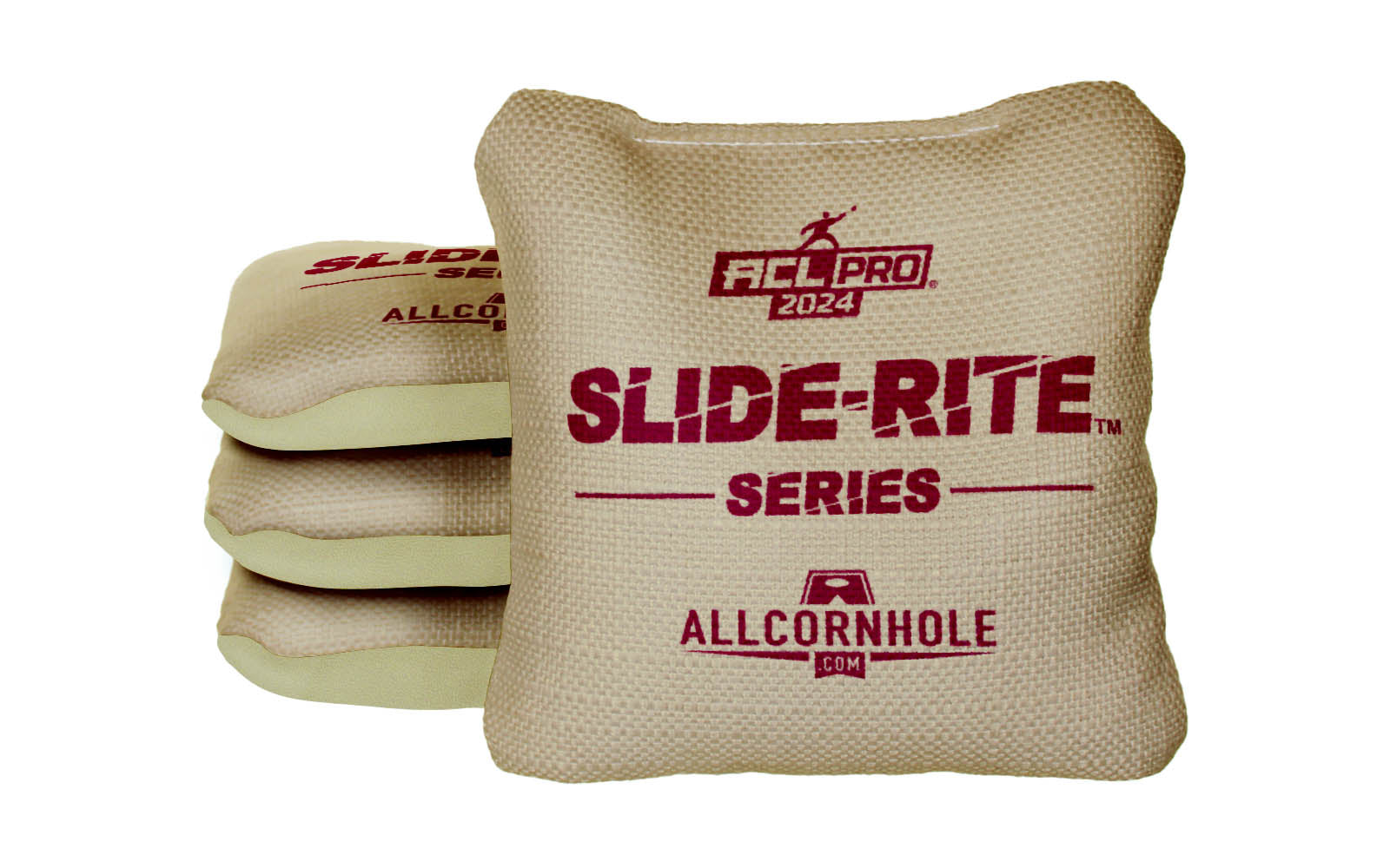 Officially Licensed Collegiate Cornhole Bags - AllCornhole Slide Rite - Set of 4 - Florida State University