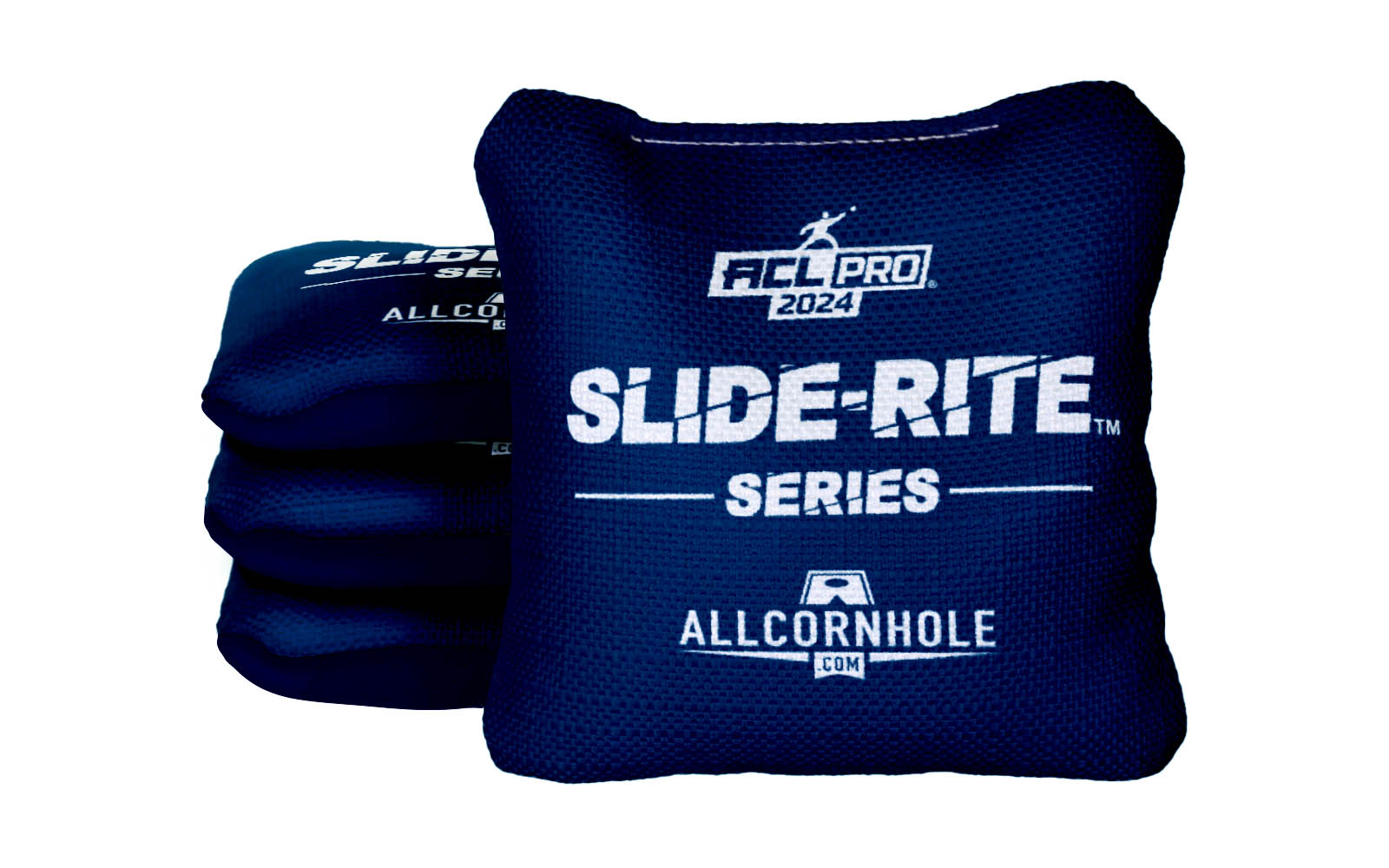 Officially Licensed Collegiate Cornhole Bags - AllCornhole Slide Rite - Set of 4 - Georgia Tech