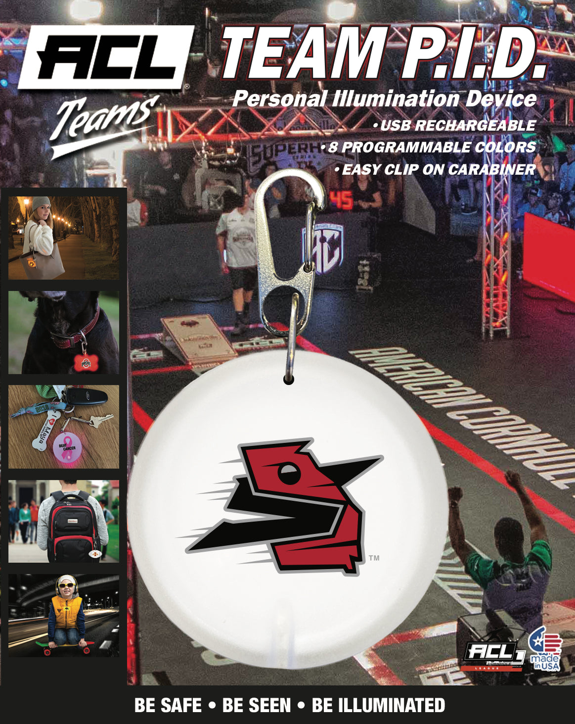 Georgia Sliders - Personal Illumination Device Round Shape (PID)