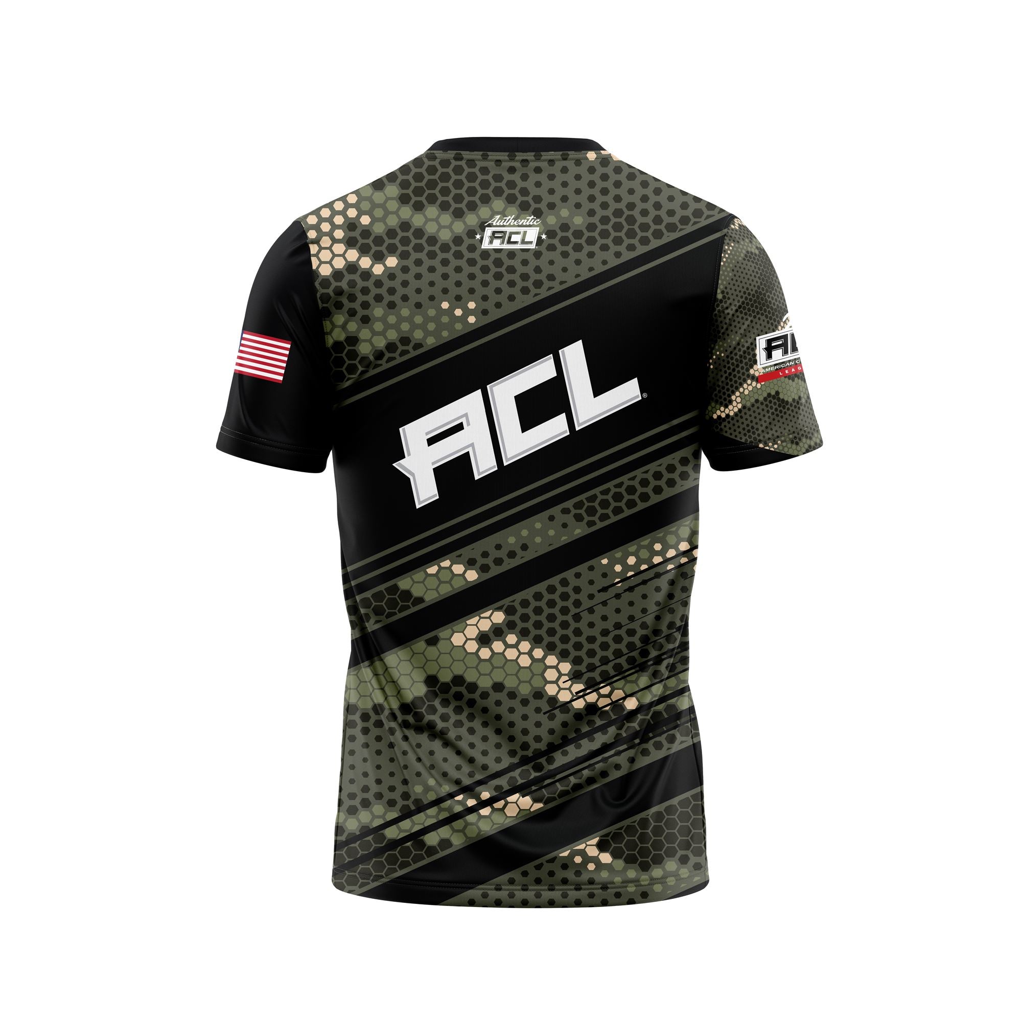 ACL GREEN ANGLE CAMO SHORT SLEEVES JERSEY 2025