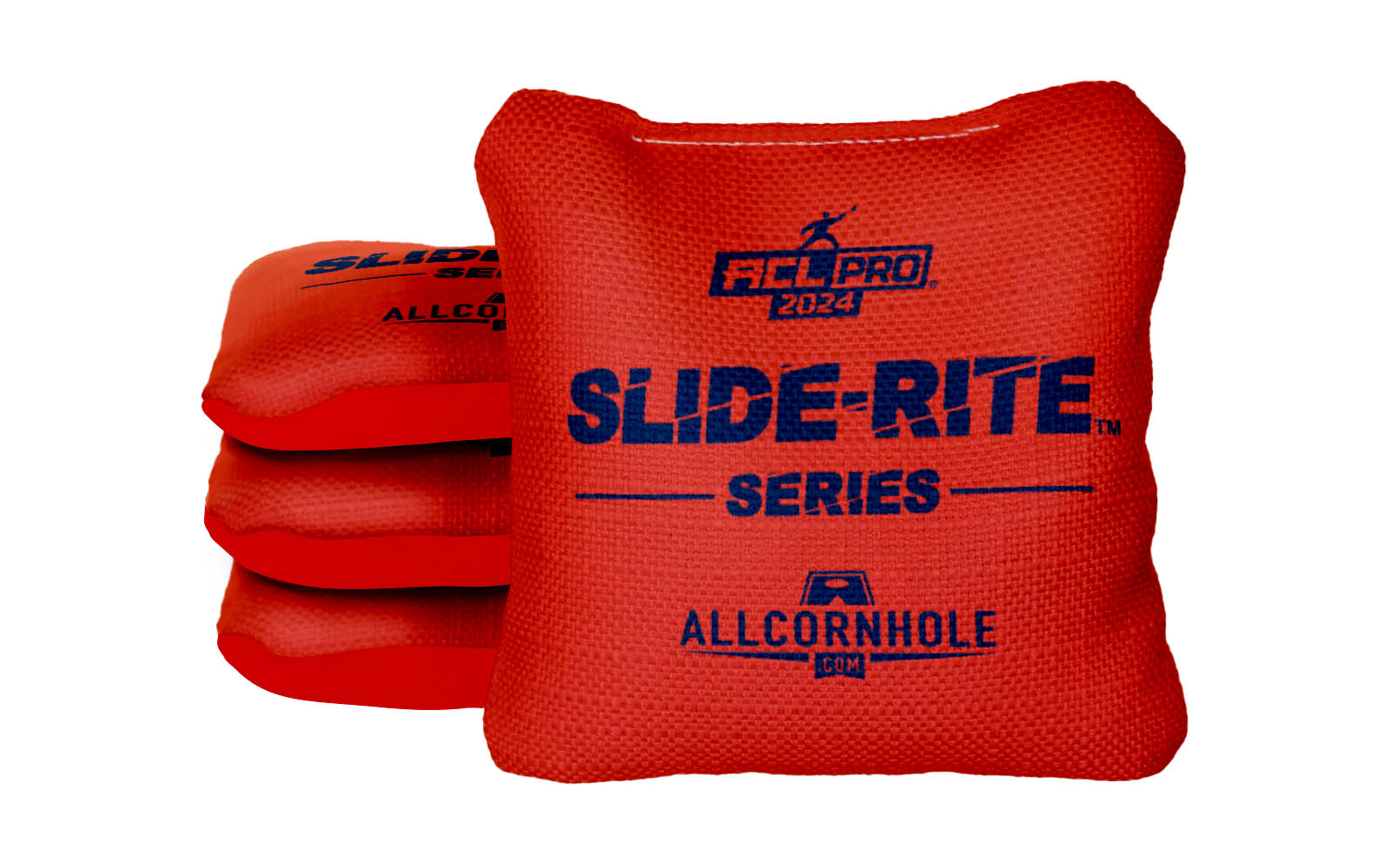 Officially Licensed Collegiate Cornhole Bags - AllCornhole Slide Rite - Set of 4 - University of Illinois