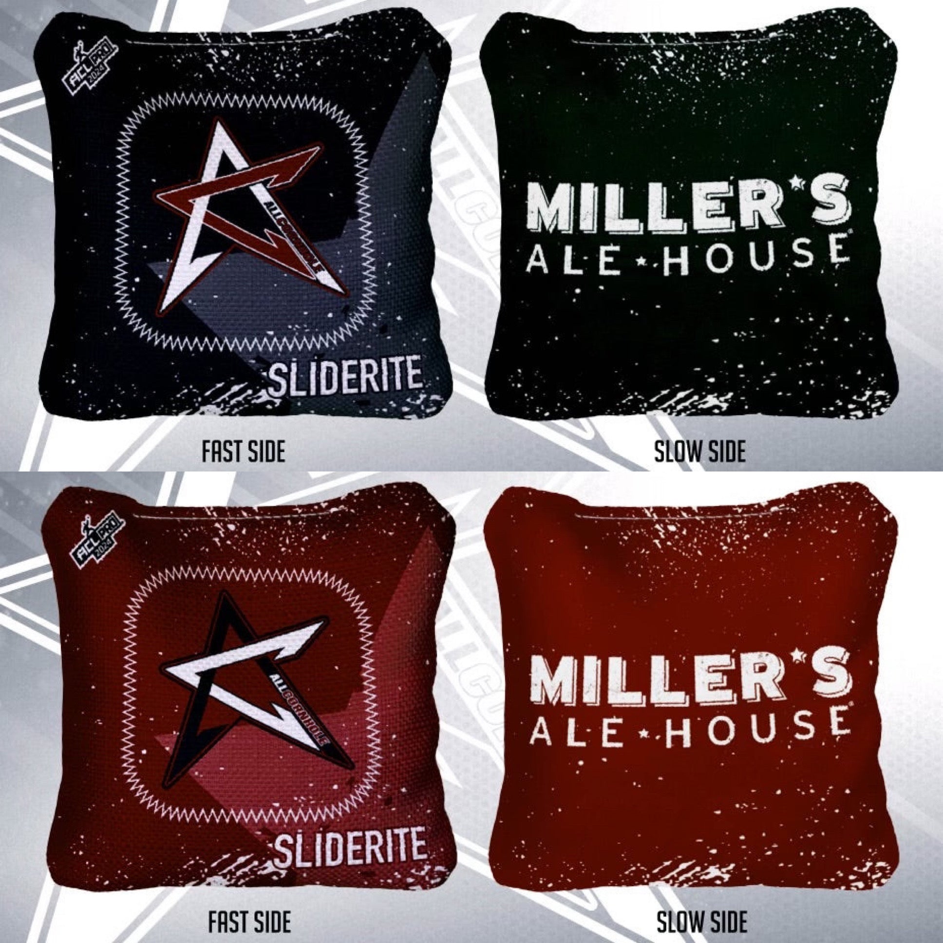 AllCornhole Slide Rites - Set of 4 Bags - Miller's Ale House