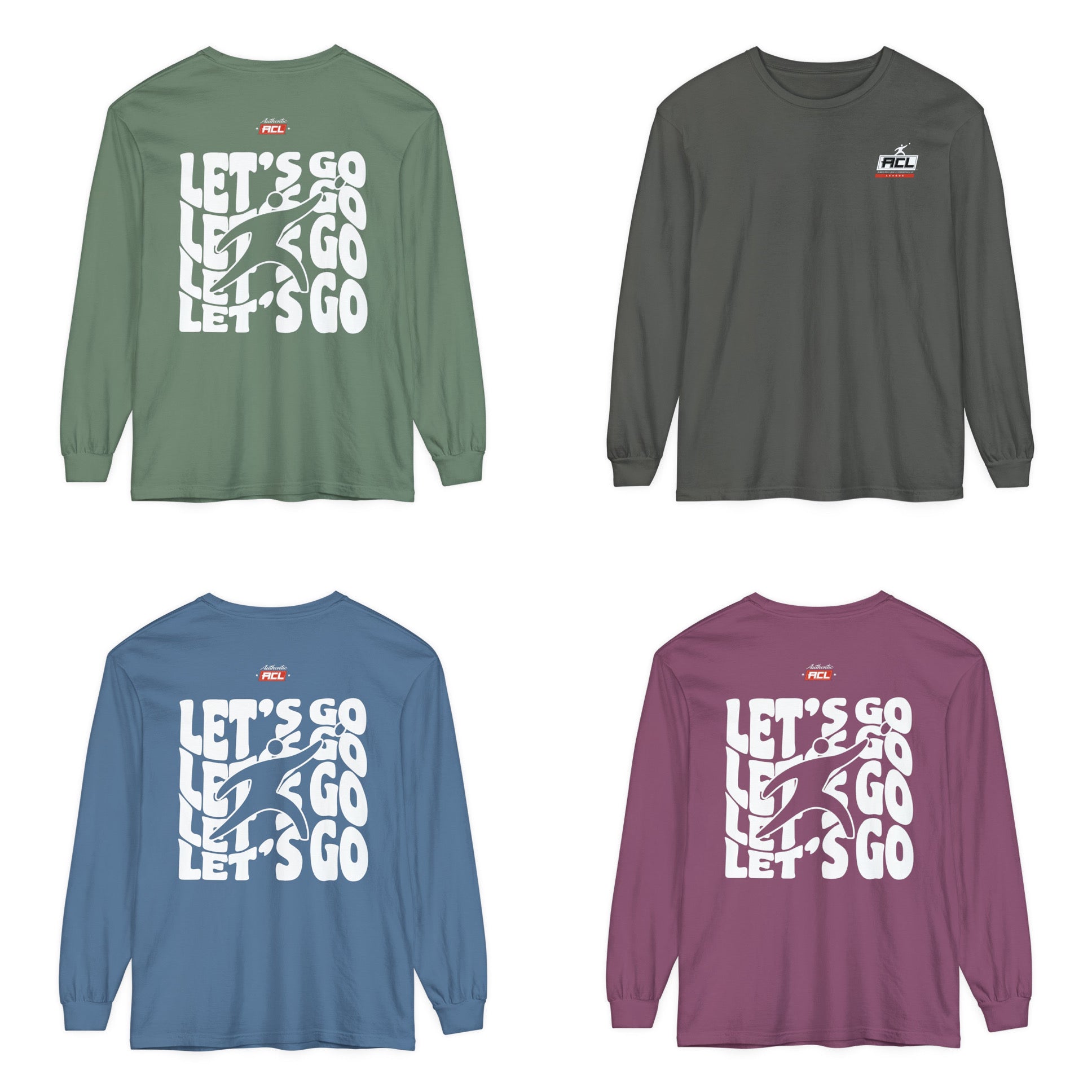 Let's Go Adult Long Sleeve T-Shirt