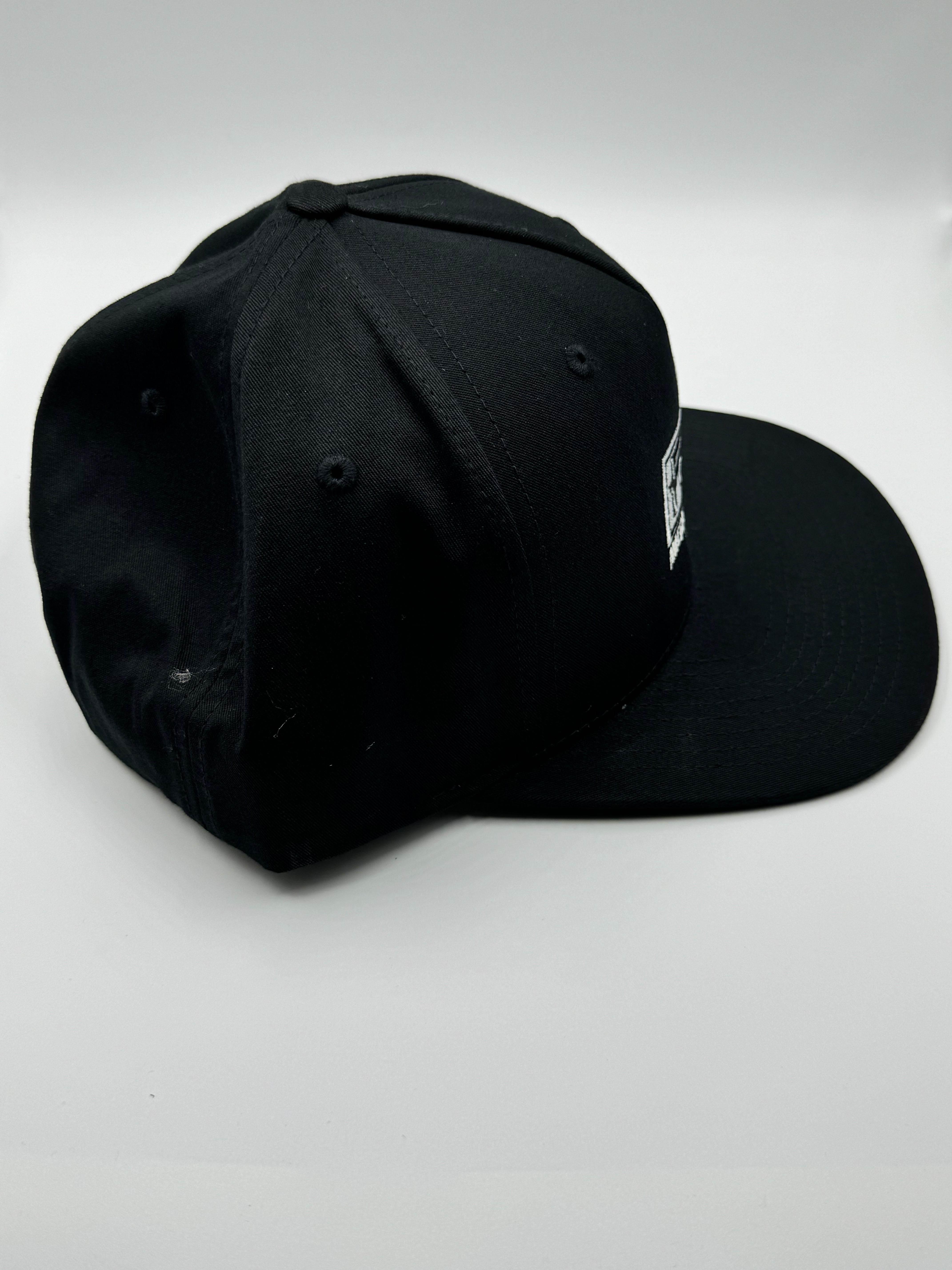 Black Stitched Hat