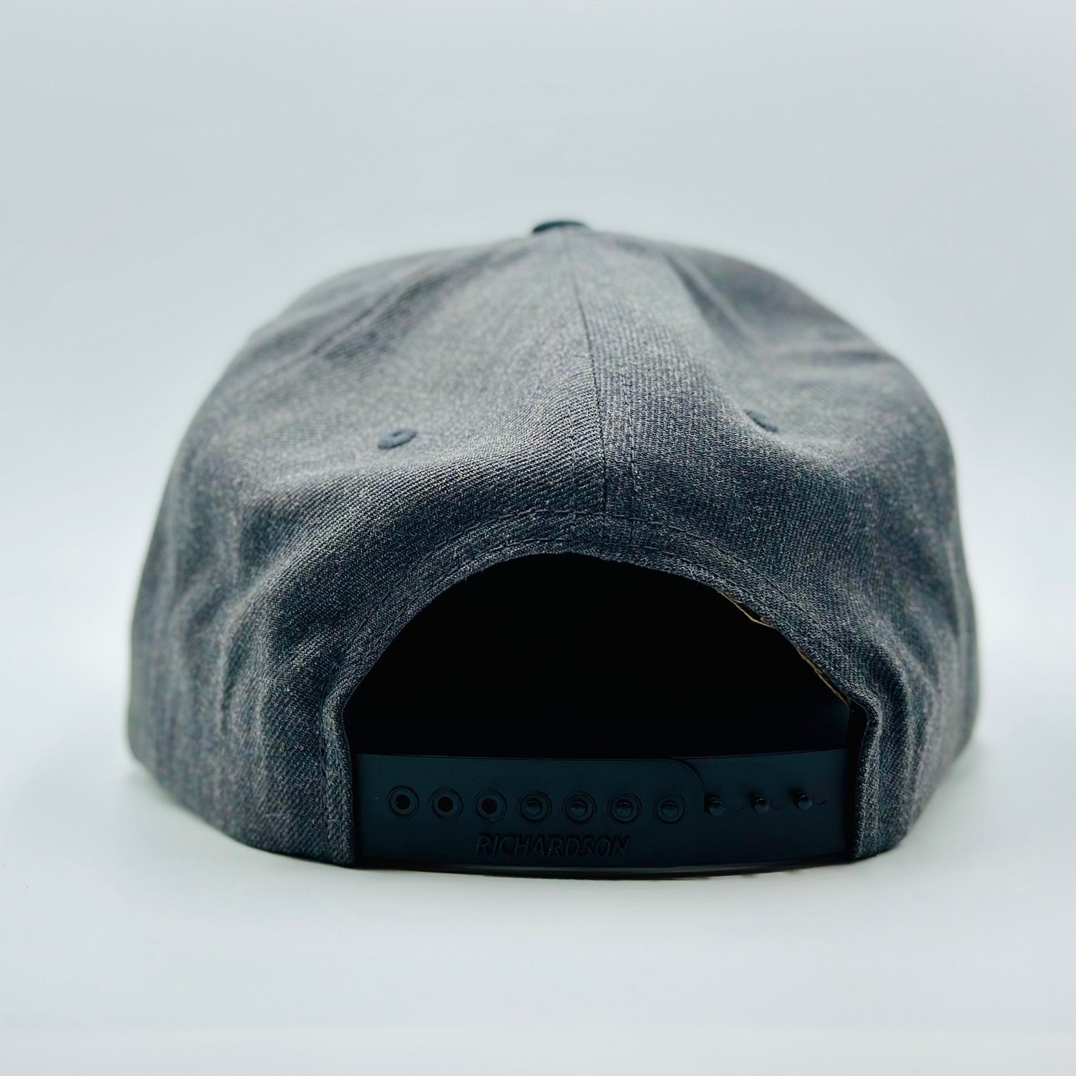 Charcoal/Camo Hat With Sliver Patch