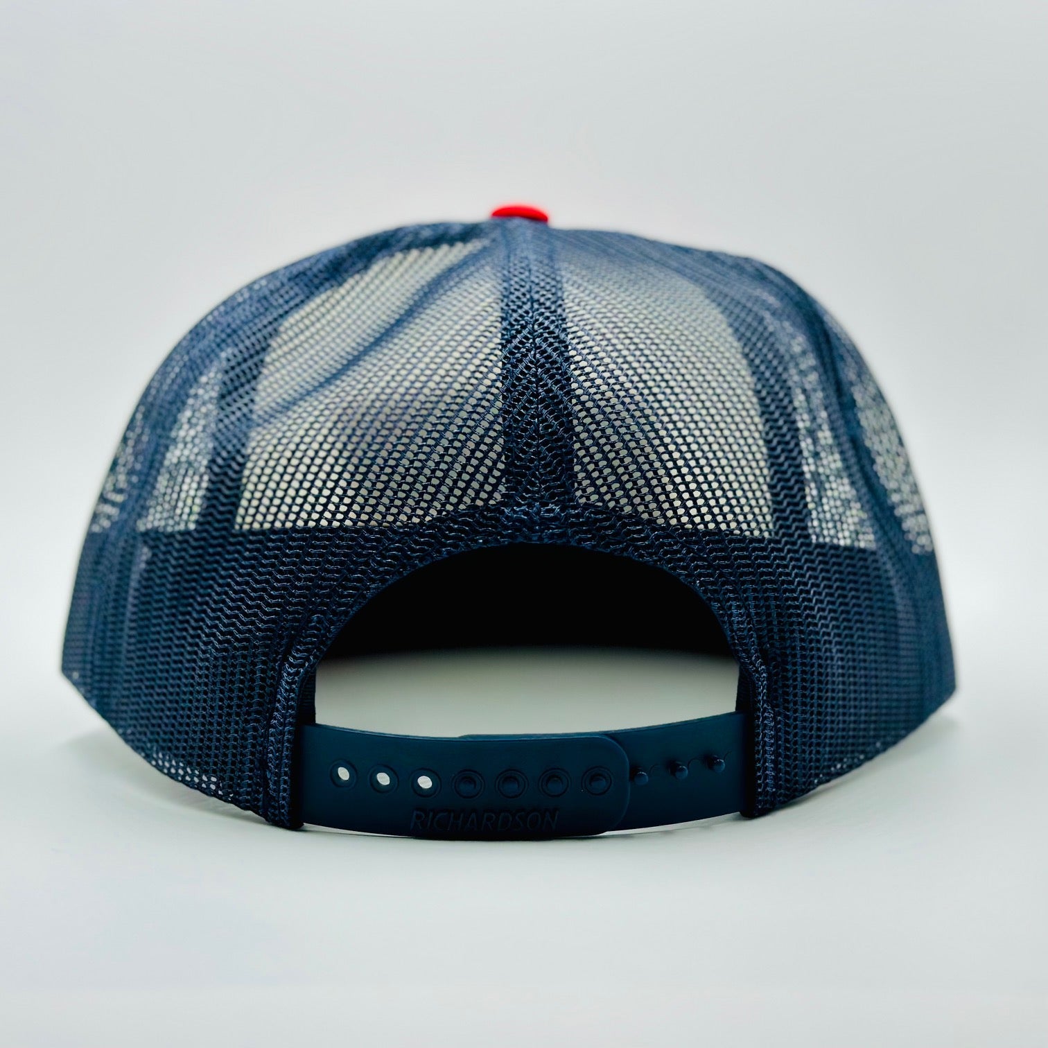 Tri Colored Rope Hat With Stitched Patch