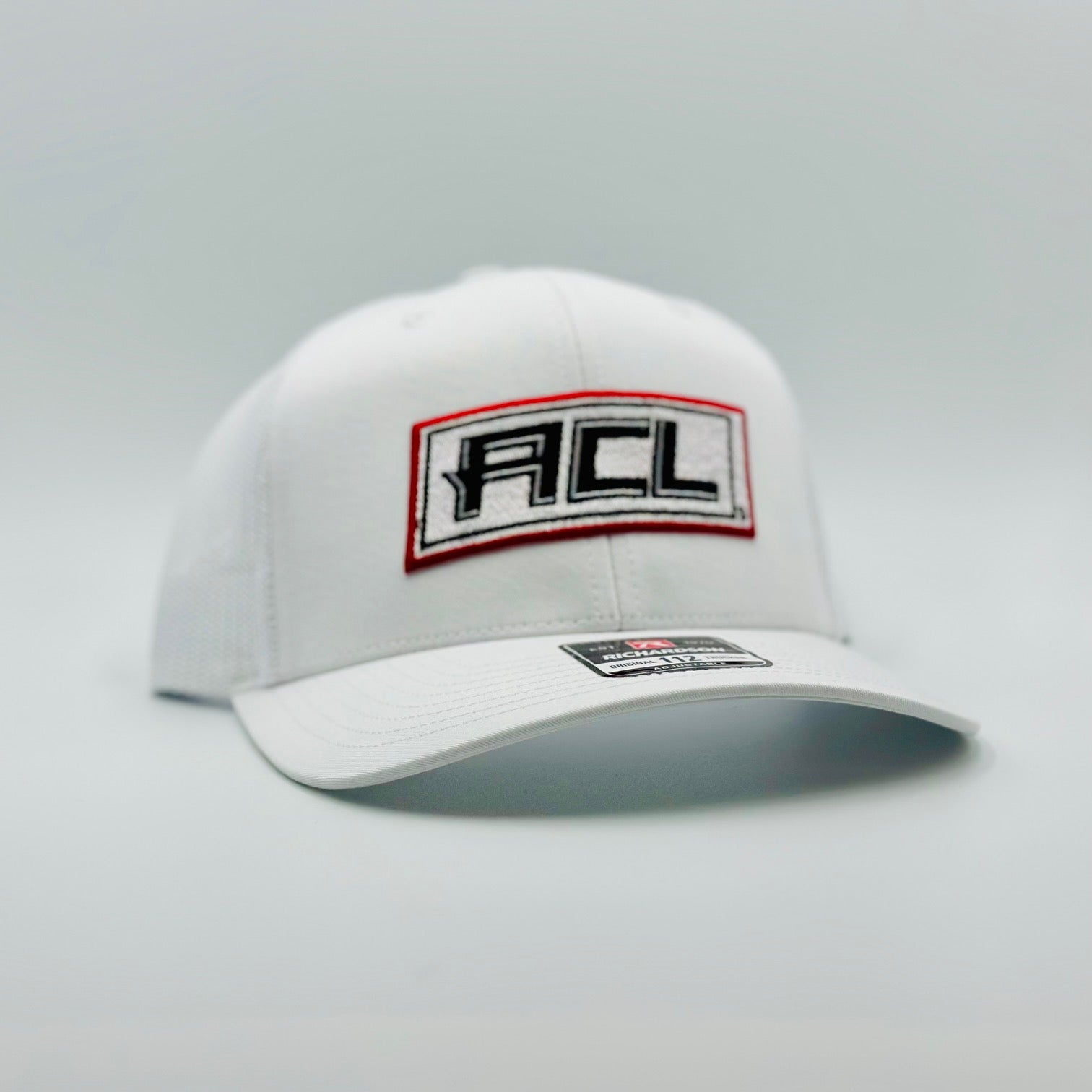 White Hat With Stitched Patch
