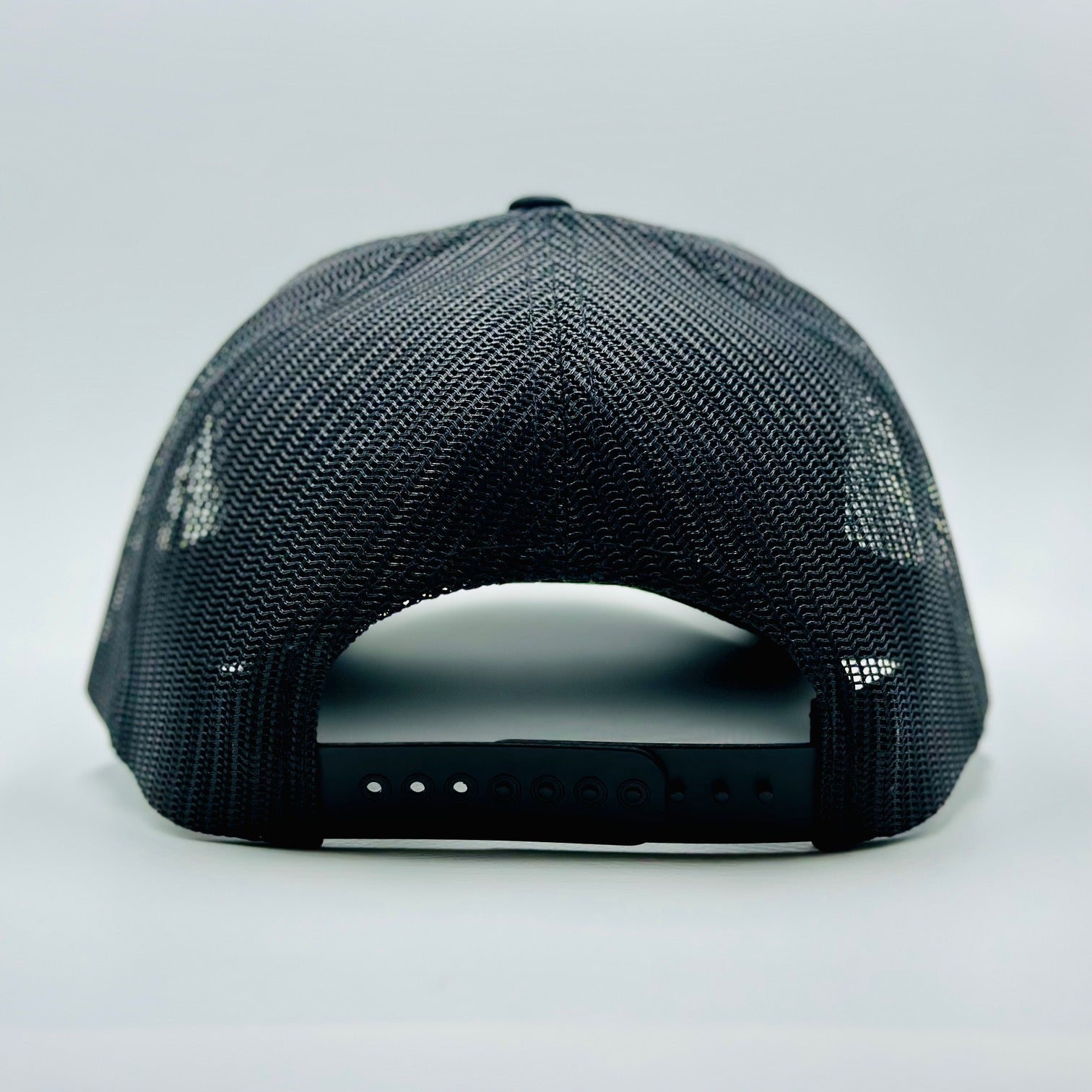Black Hat With Leather Patch