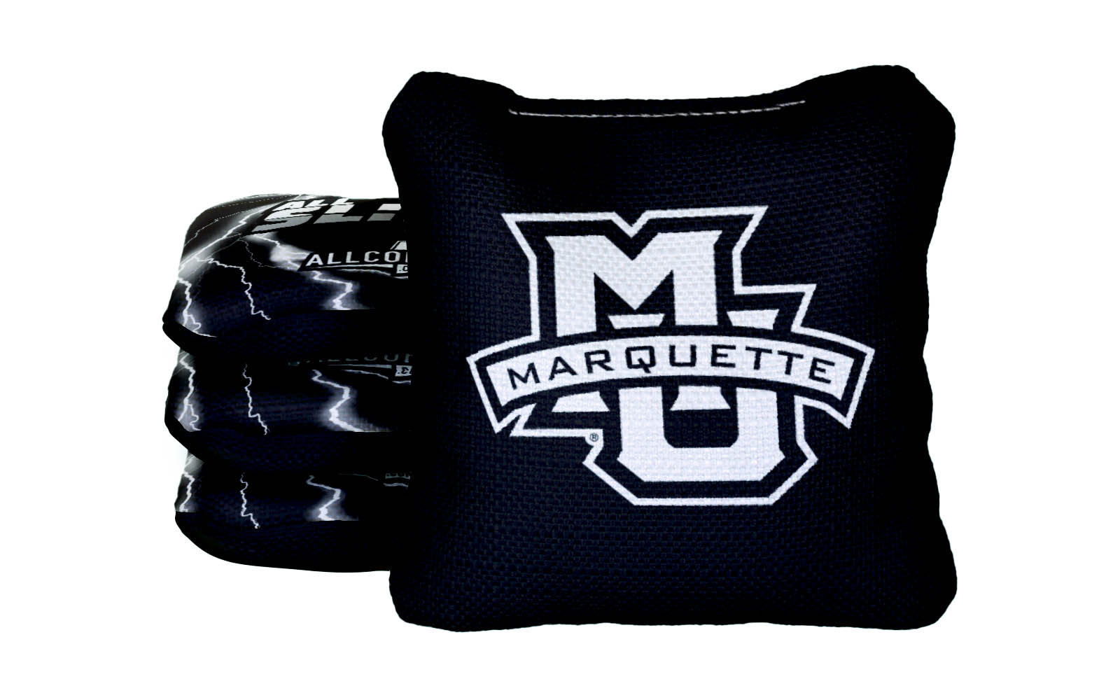 Officially Licensed Collegiate Cornhole Bags - AllCornhole All-Slide 2.0 - Set of 4 - Marquette University