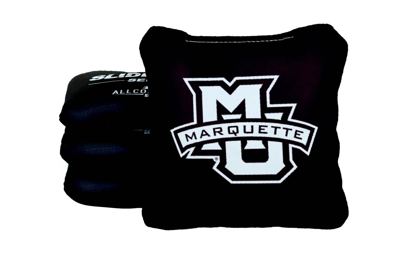 Officially Licensed Collegiate Cornhole Bags - AllCornhole Slide Rite - Set of 4 - Marquette University