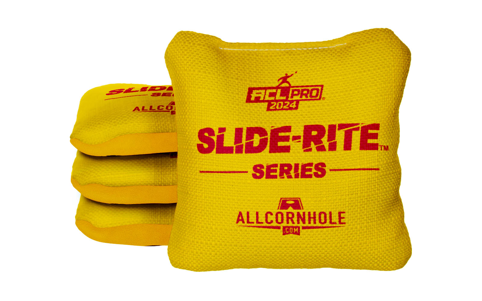 Officially Licensed Collegiate Cornhole Bags - AllCornhole Slide Rite - Set of 4 - University of Maryland