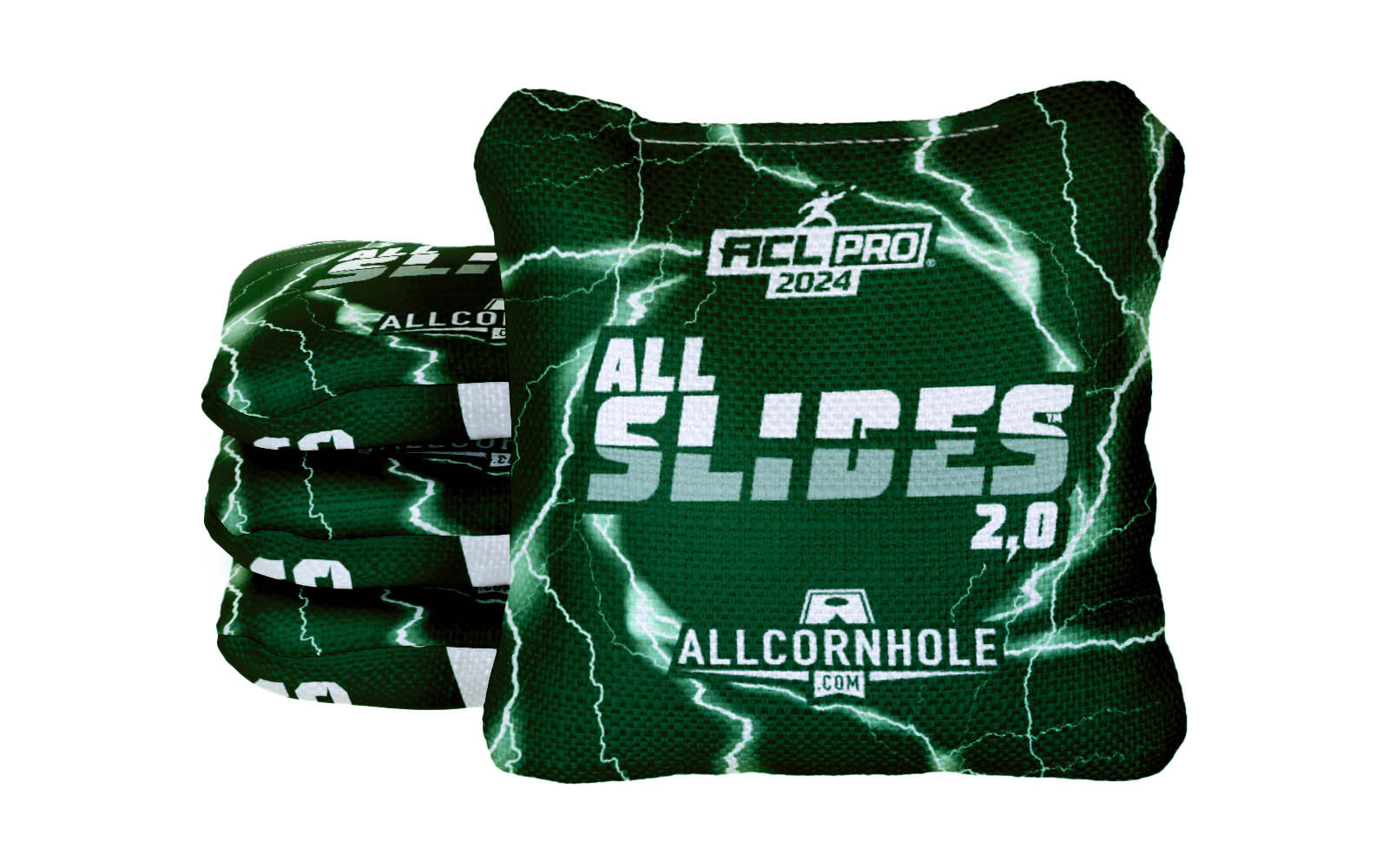 Officially Licensed Collegiate Cornhole Bags - AllCornhole All-Slide 2.0 - Set of 4 - Michigan State University