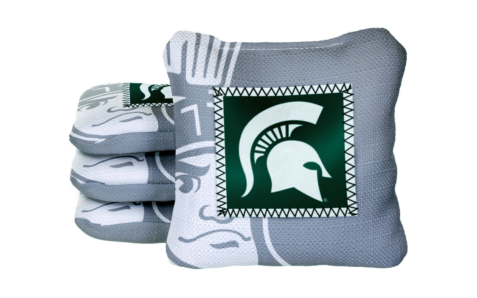 Officially Licensed Collegiate Cornhole Bags - AllCornhole Game Changers Steady 2.0 - Set of 4 - Michigan State University