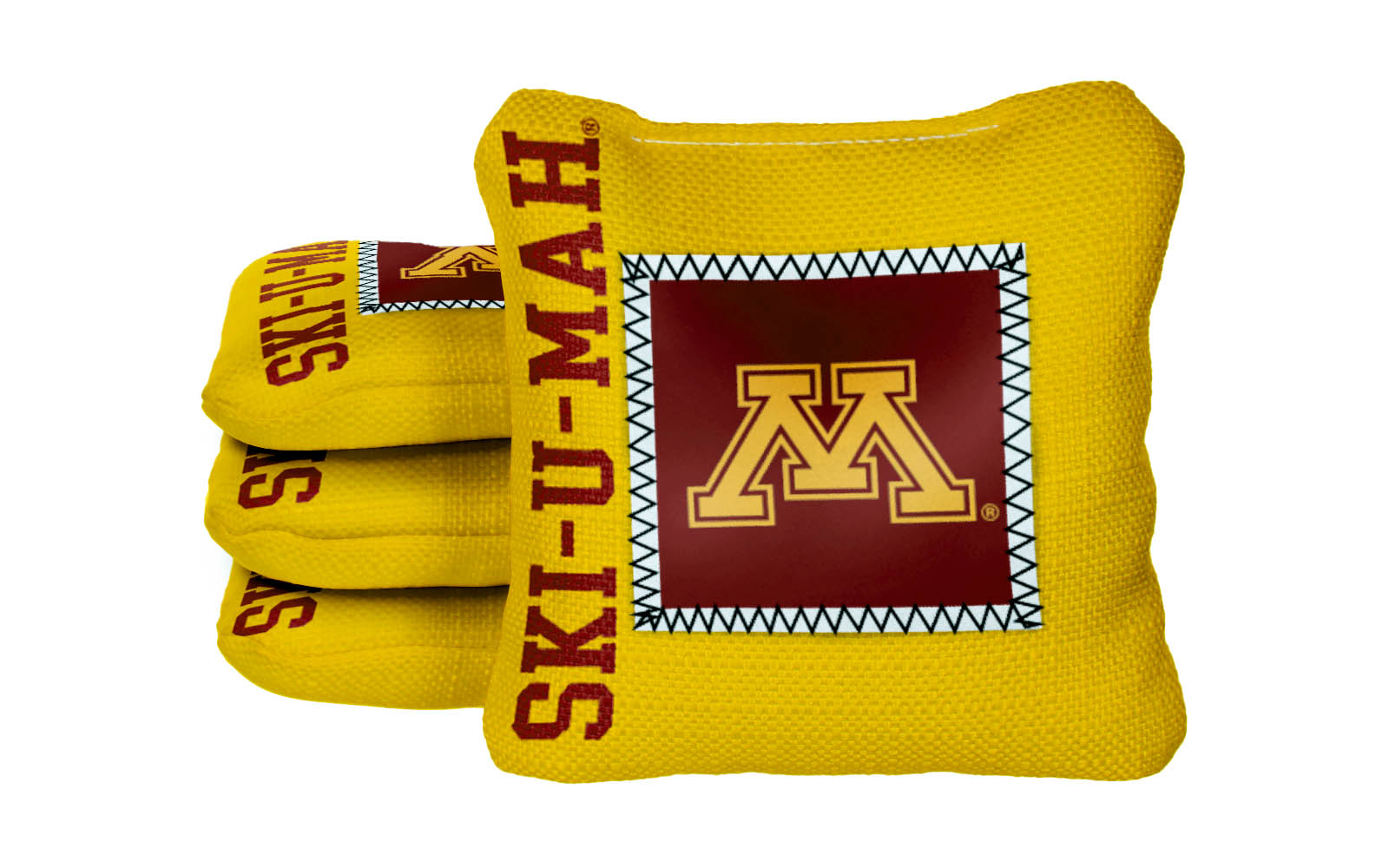 Officially Licensed Collegiate Cornhole Bags - AllCornhole Game Changers - Set of 4 - University of Minnesota