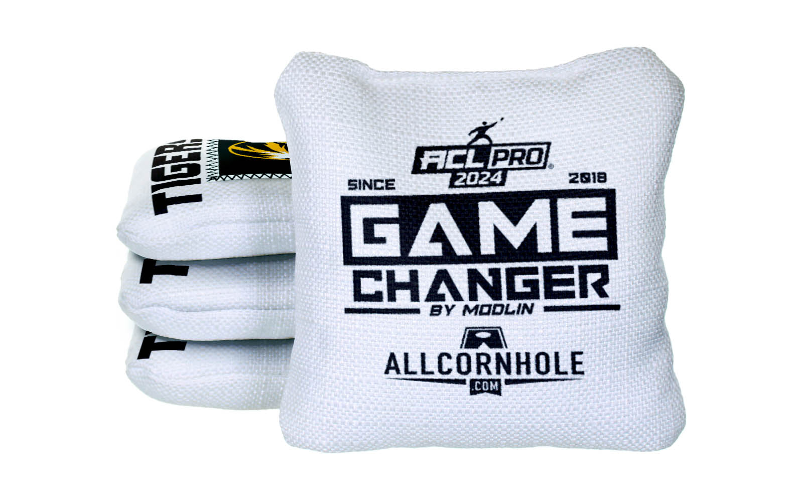 Officially Licensed Collegiate Cornhole Bags - AllCornhole Game Changers - Set of 4 - University of Missouri