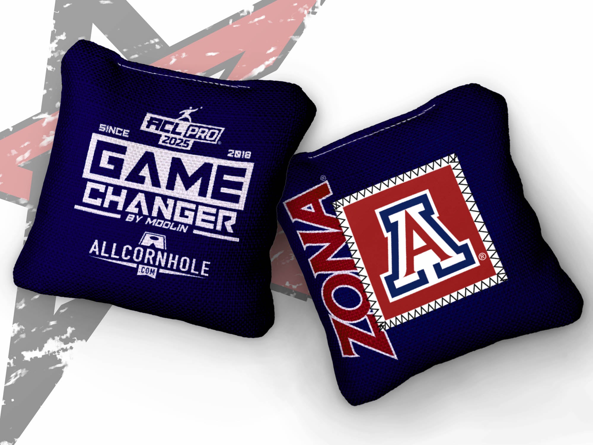 Officially Licensed Collegiate Cornhole Bags - AllCornhole Game Changers - Set of 4 - University of Arizona