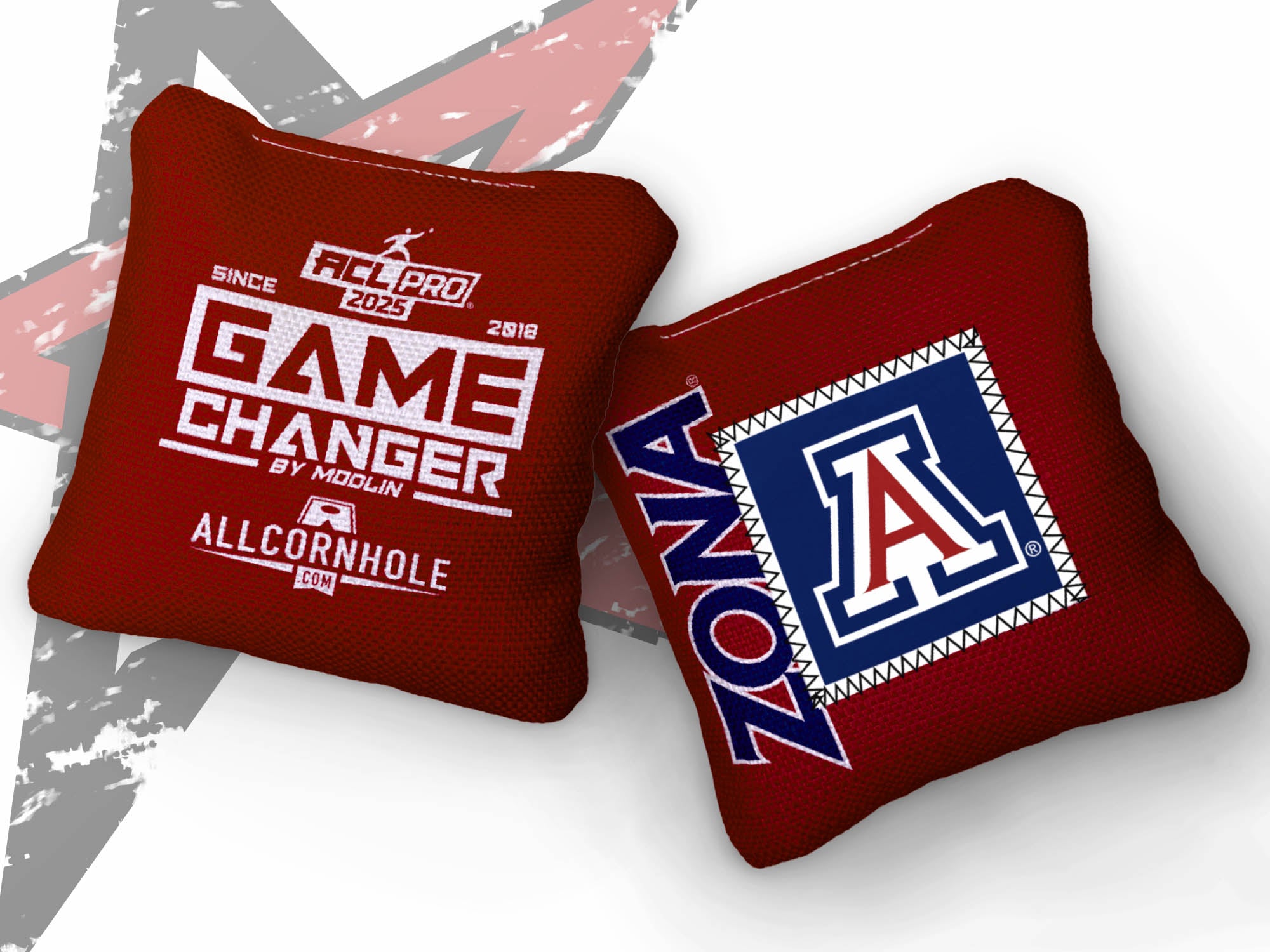 Officially Licensed Collegiate Cornhole Bags - AllCornhole Game Changers - Set of 4 - University of Arizona