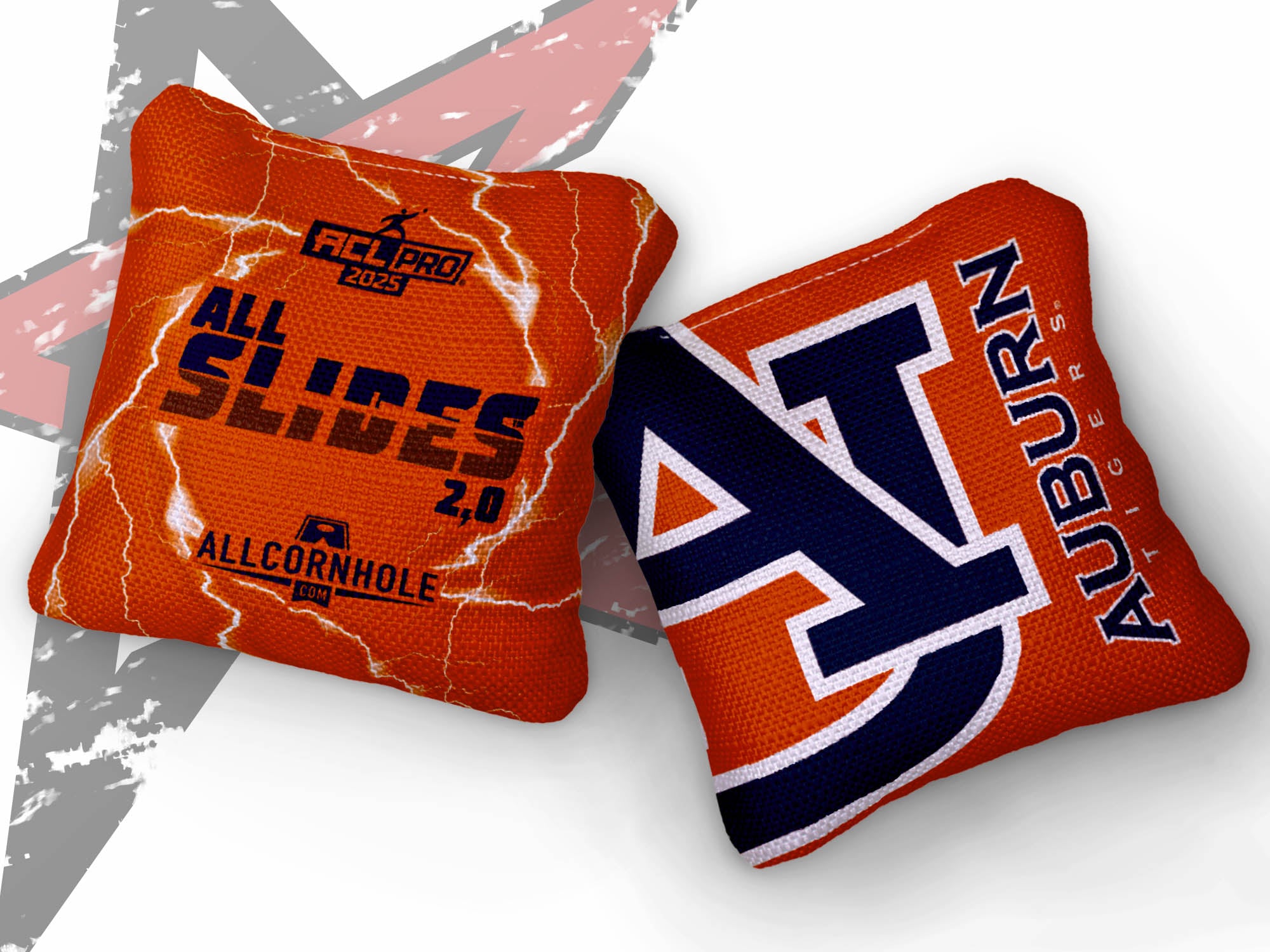 Officially Licensed Collegiate Cornhole Bags - AllCornhole All-Slide 2.0 - Set of 4 - Auburn University