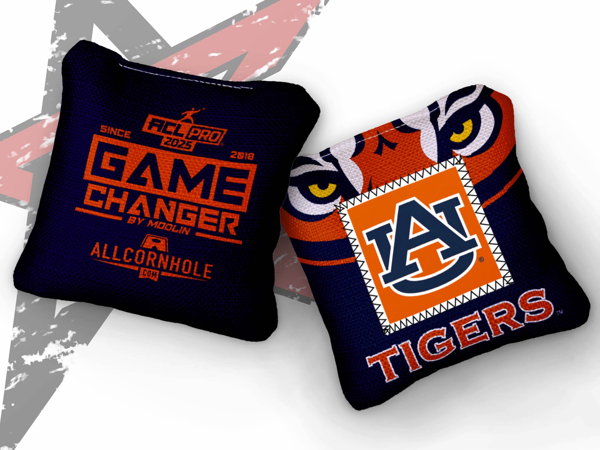 Officially Licensed Collegiate Cornhole Bags - AllCornhole Game Changers - Set of 4 - Auburn University