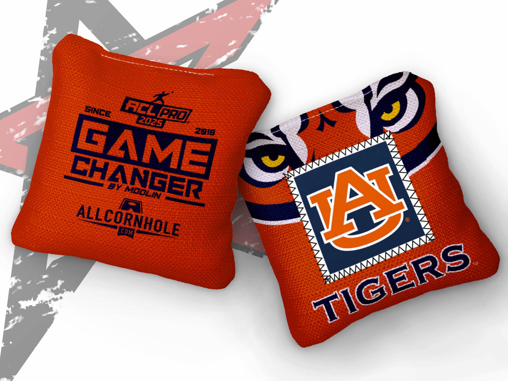 Officially Licensed Collegiate Cornhole Bags - AllCornhole Game Changers - Set of 4 - Auburn University