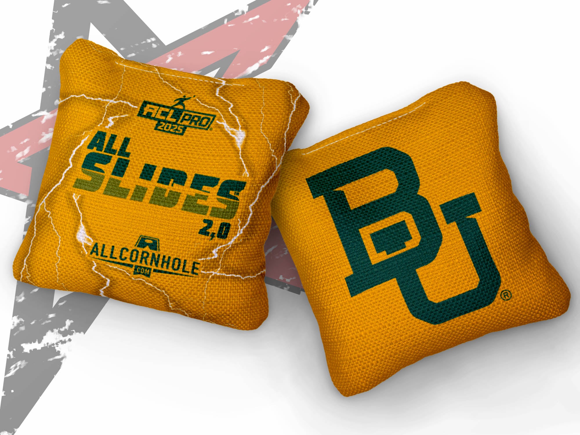 Officially Licensed Collegiate Cornhole Bags - AllCornhole All-Slide 2.0 - Set of 4 - Baylor University