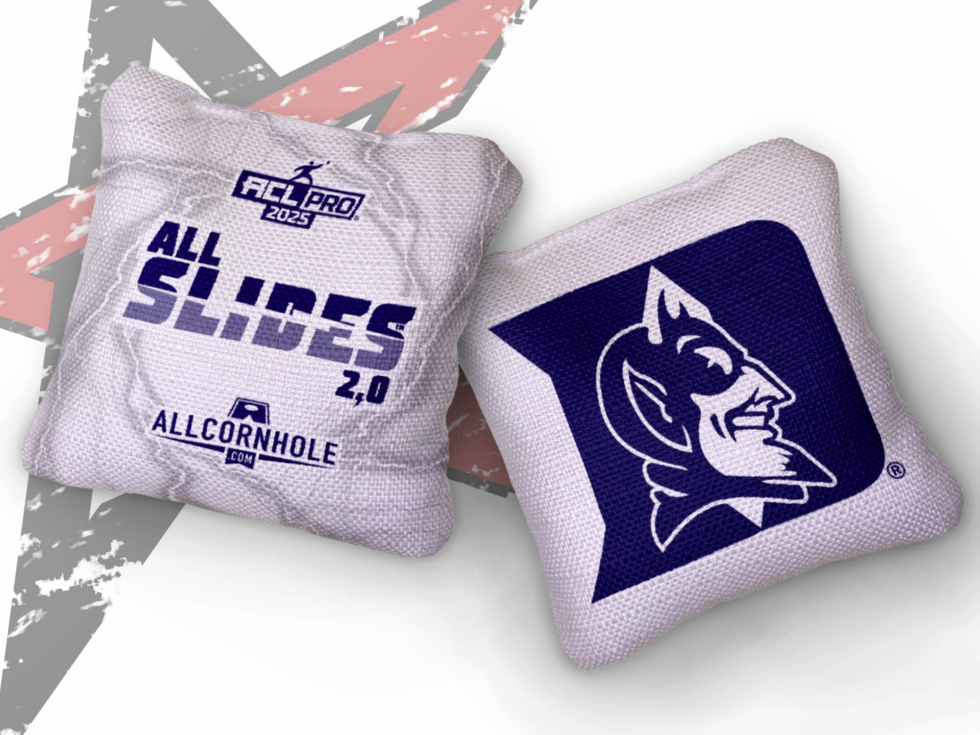 Officially Licensed Collegiate Cornhole Bags - AllCornhole All-Slide 2.0 - Set of 4 - Duke University