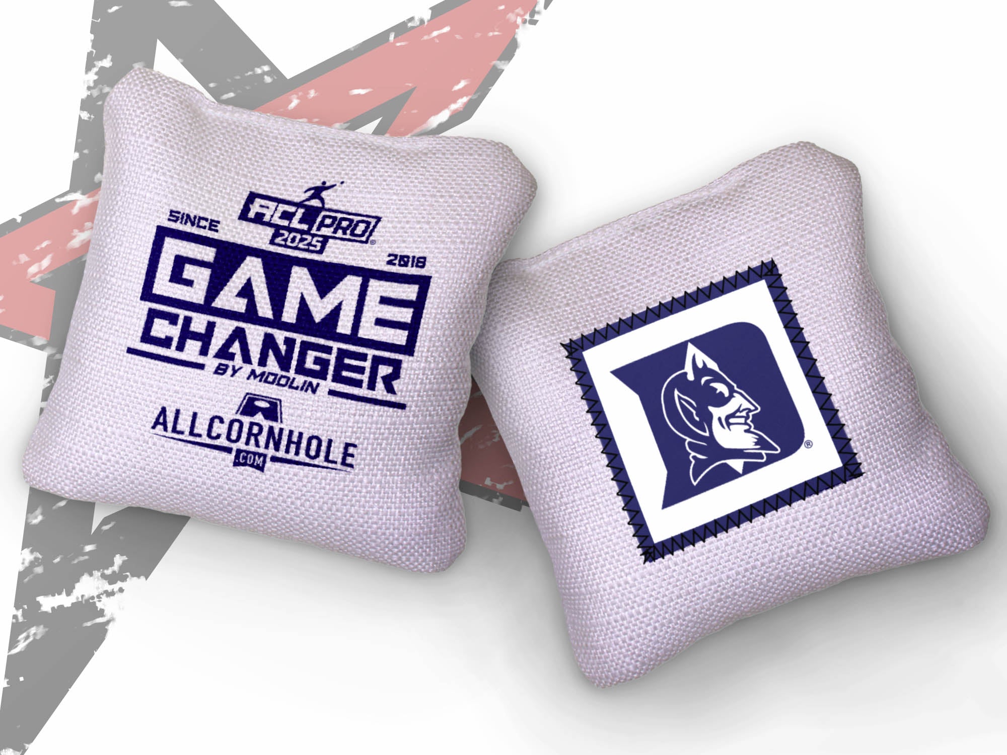 Officially Licensed Collegiate Cornhole Bags - AllCornhole Game Changers - Set of 4 - Duke University