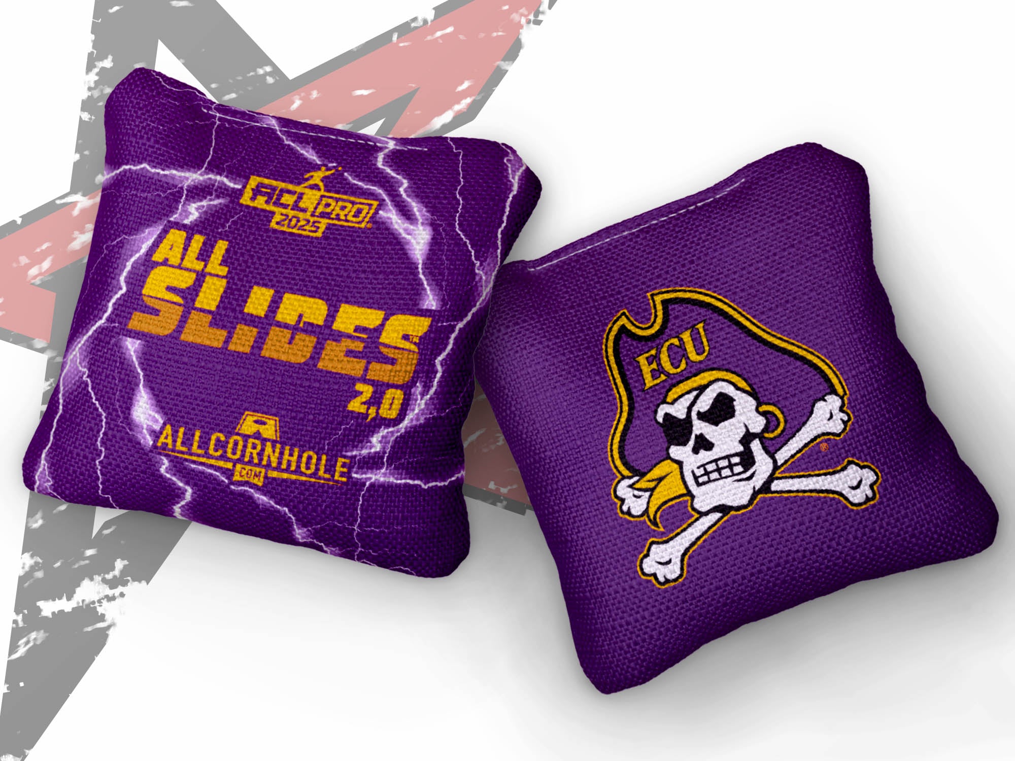 Officially Licensed Collegiate Cornhole Bags - AllCornhole All-Slide 2.0 - Set of 4 - East Carolina University