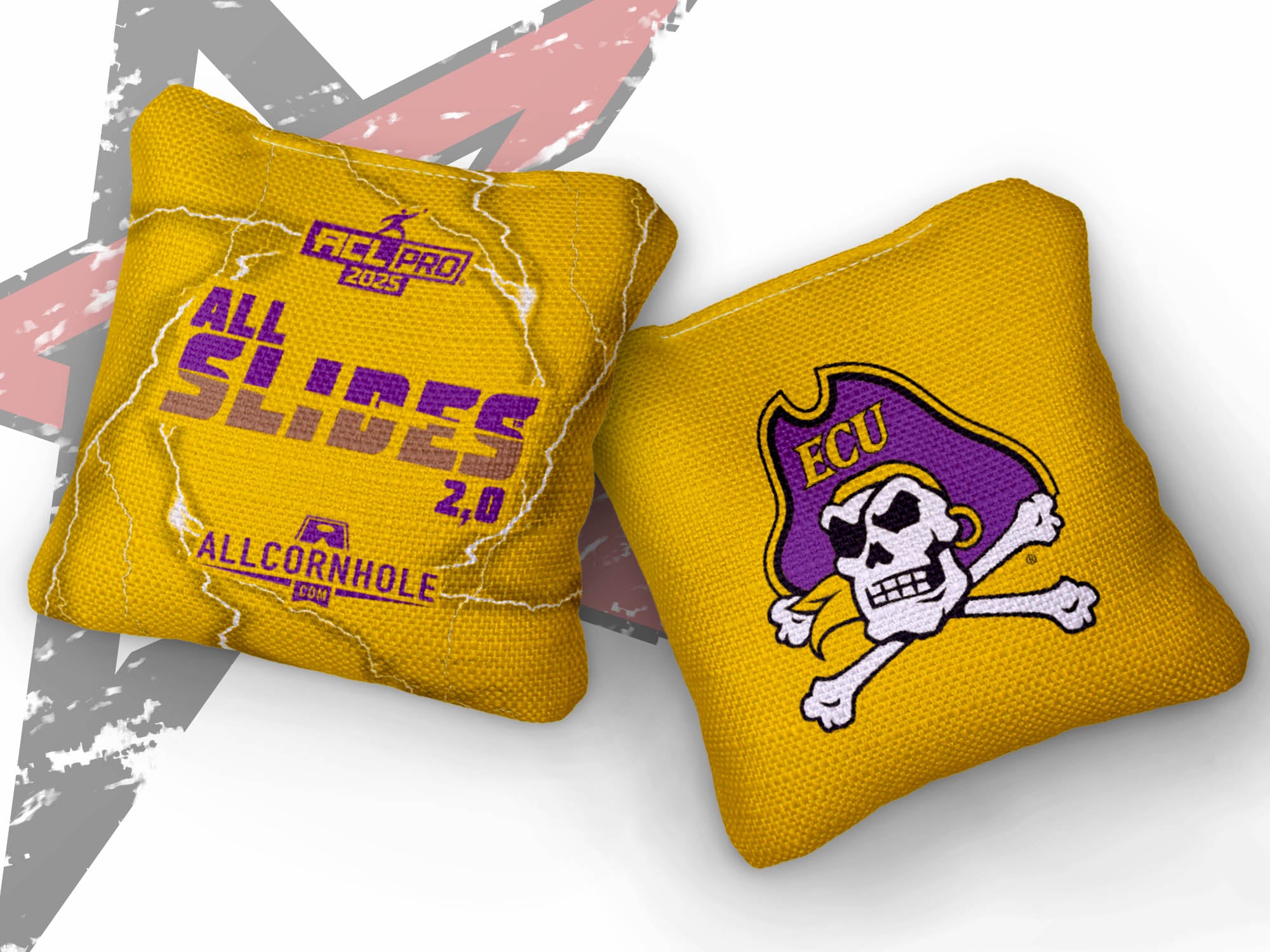 Officially Licensed Collegiate Cornhole Bags - AllCornhole All-Slide 2.0 - Set of 4 - East Carolina University