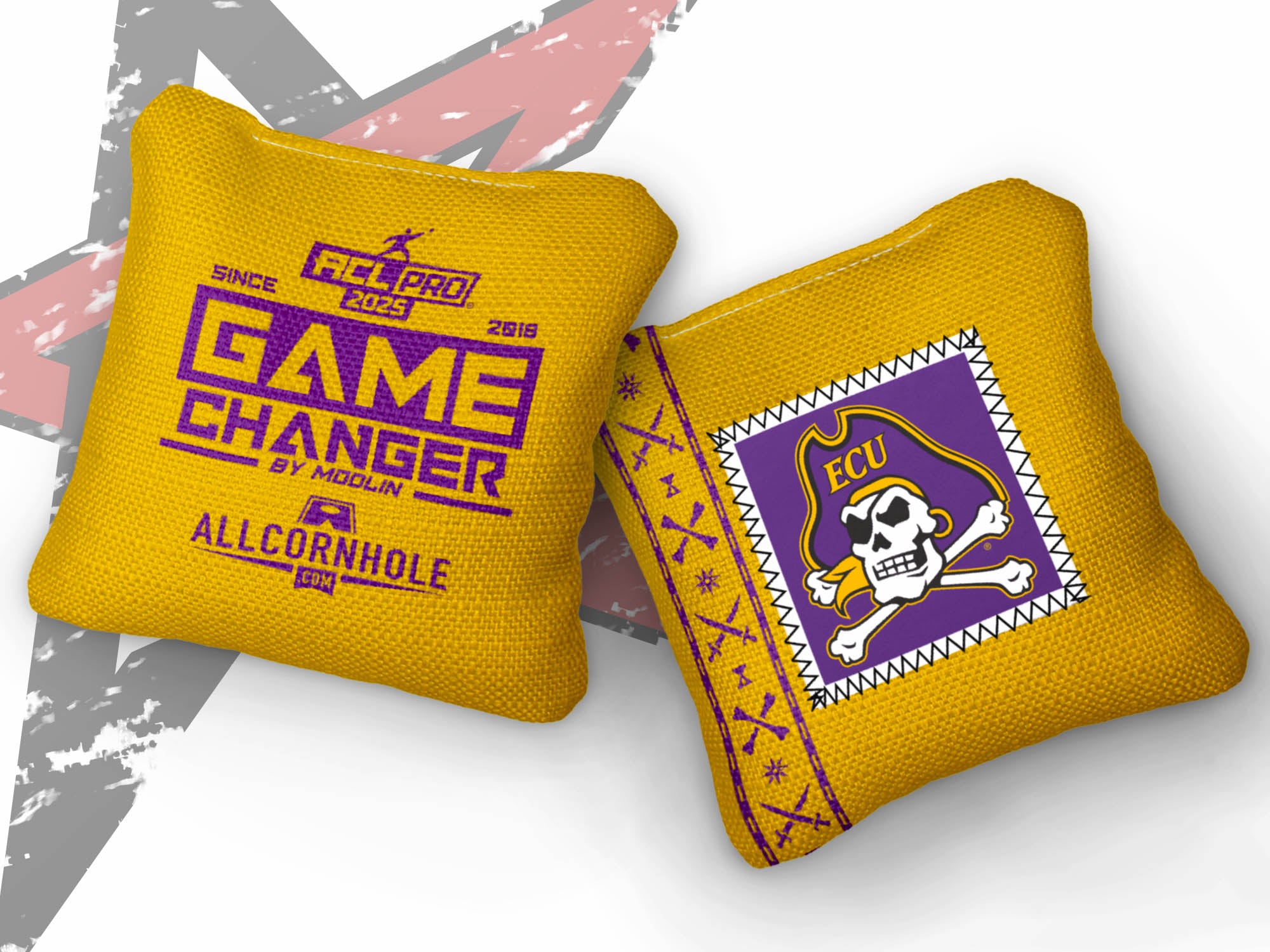 Officially Licensed Collegiate Cornhole Bags - AllCornhole Game Changers - Set of 4 - East Carolina University